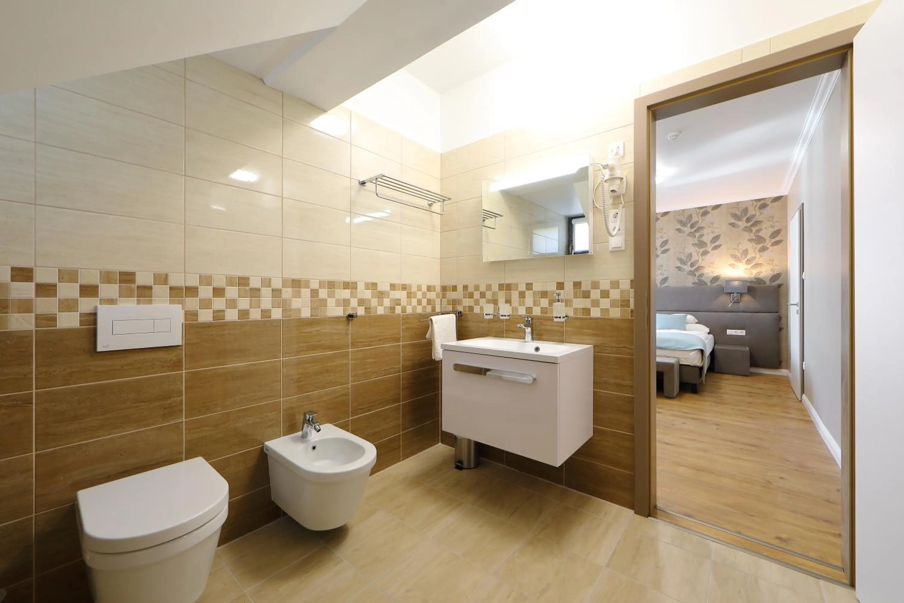 Bathroom in Hotel Blaha Lujza