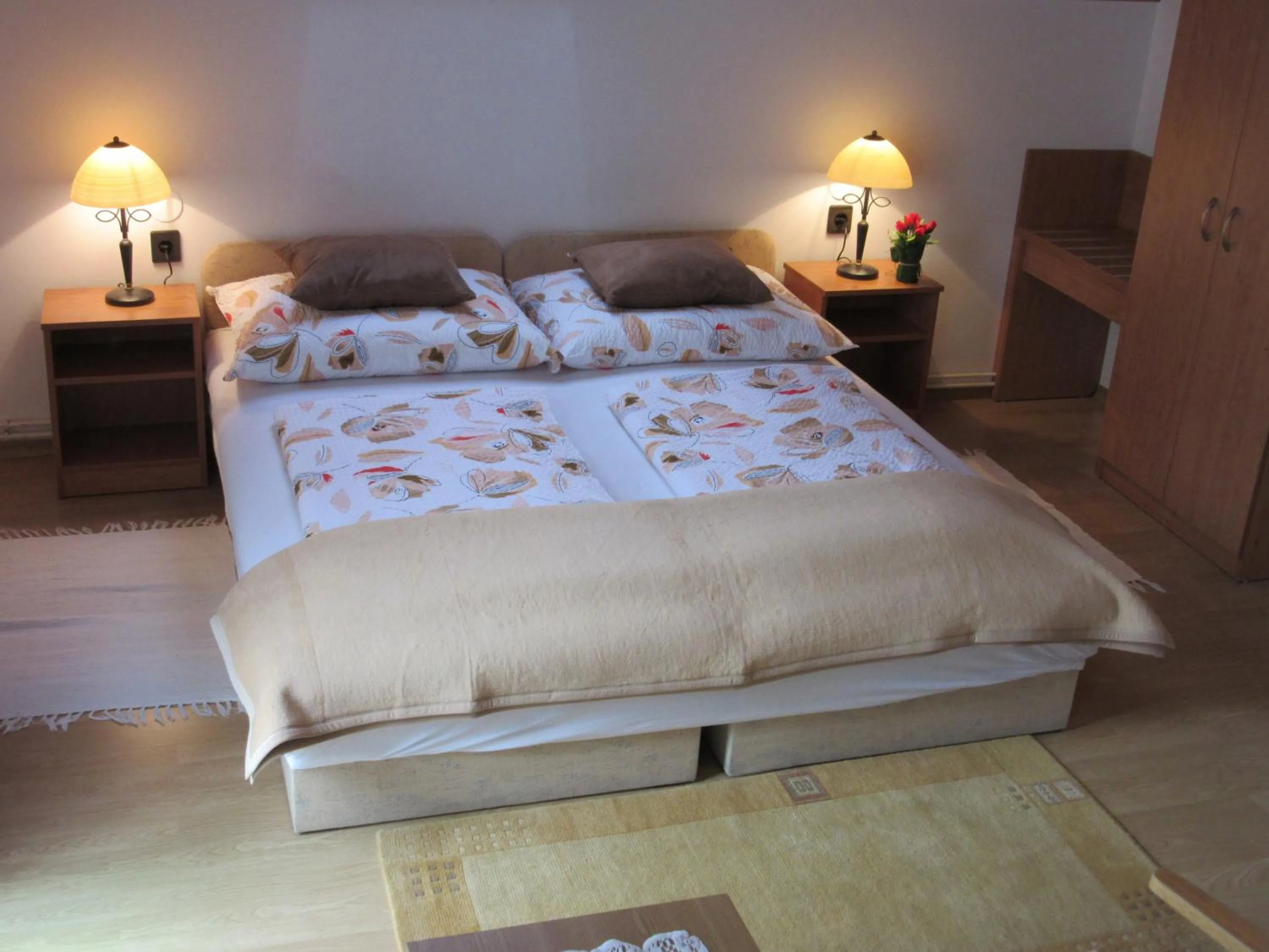 Bed in Zsuzsa Panzió