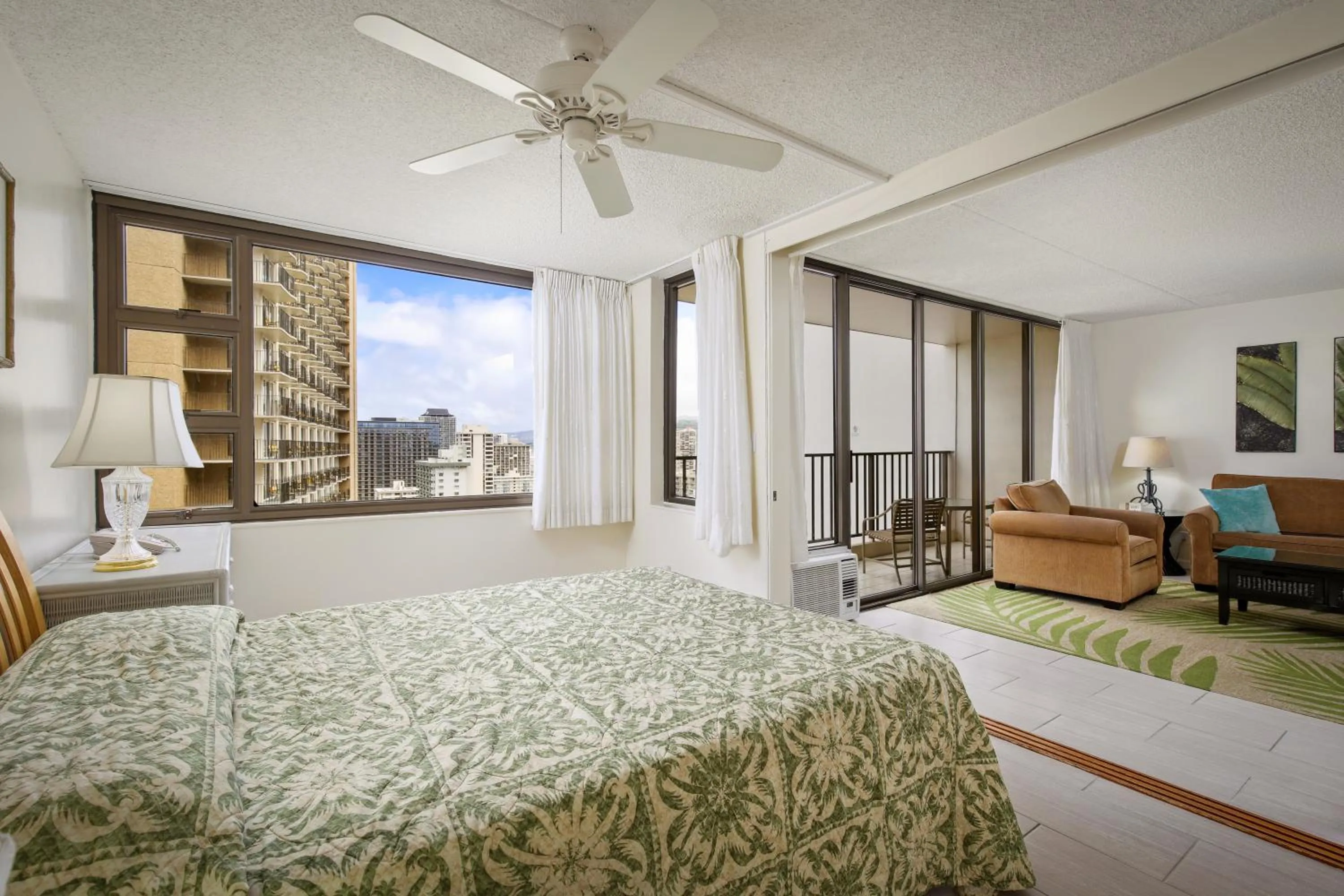 Bed in Aston at the Waikiki Banyan