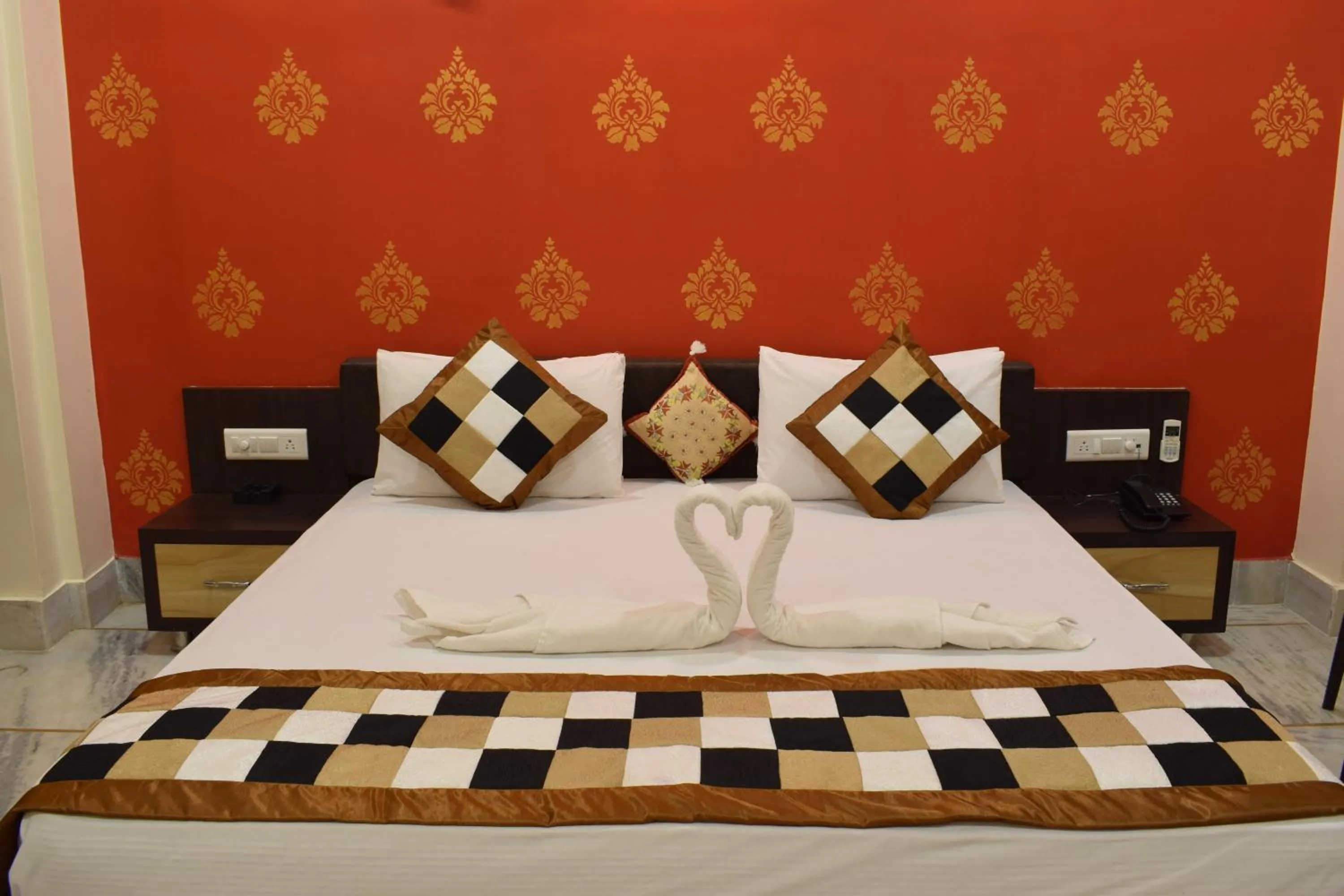 Photo of the whole room, Bed in Shri Ram Residency