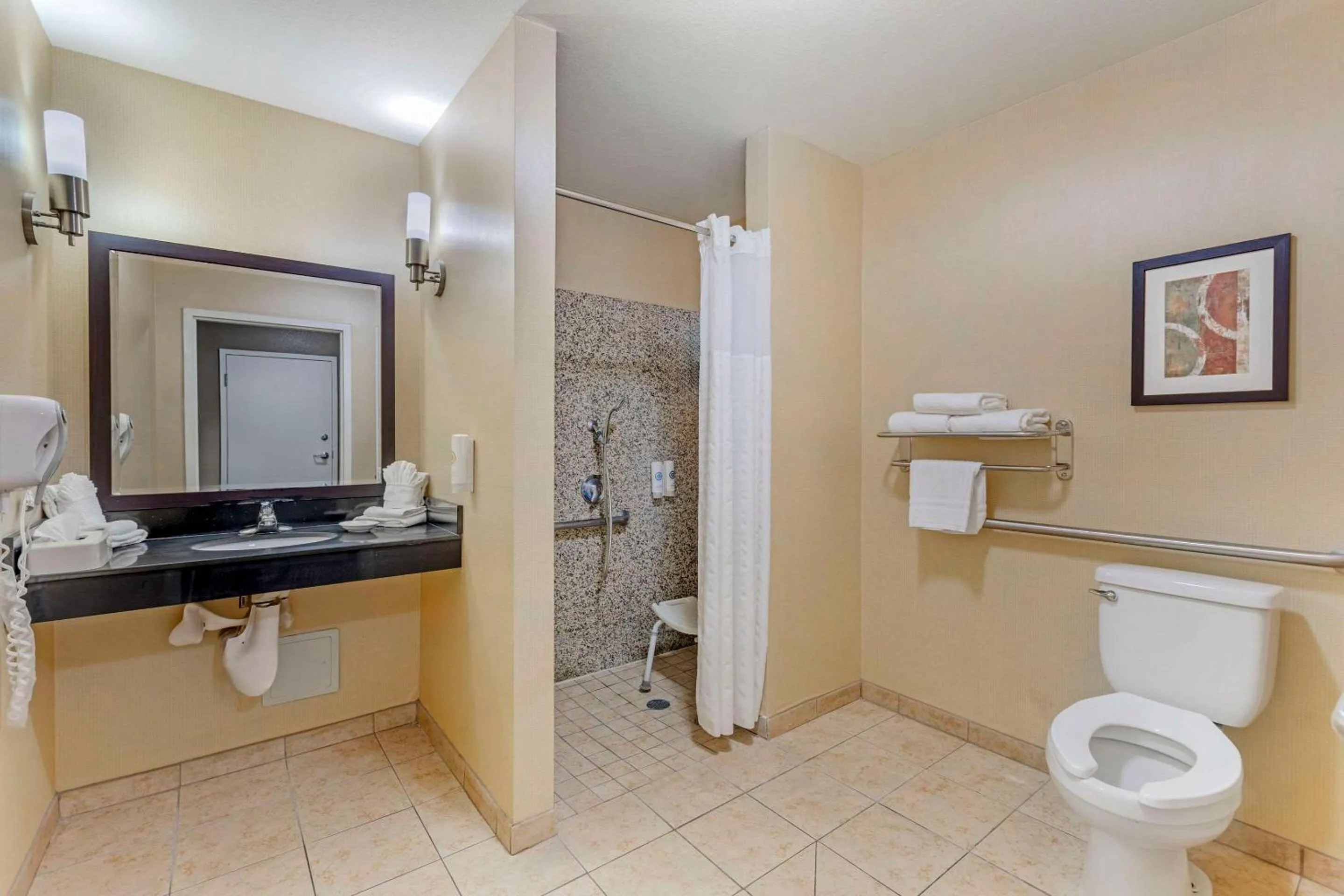 Shower in Comfort Suites Blythe