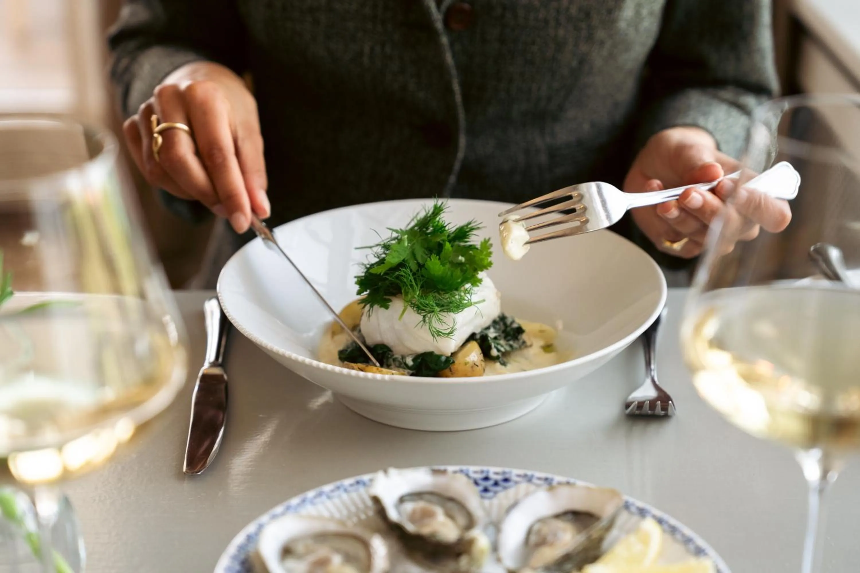 Restaurant/places to eat in Helenekilde Badehotel