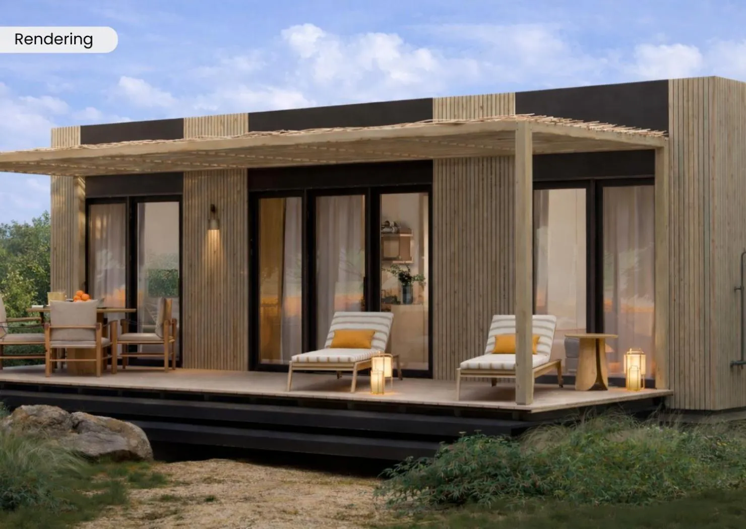 Patio in Ohai Nazaré Outdoor Resort