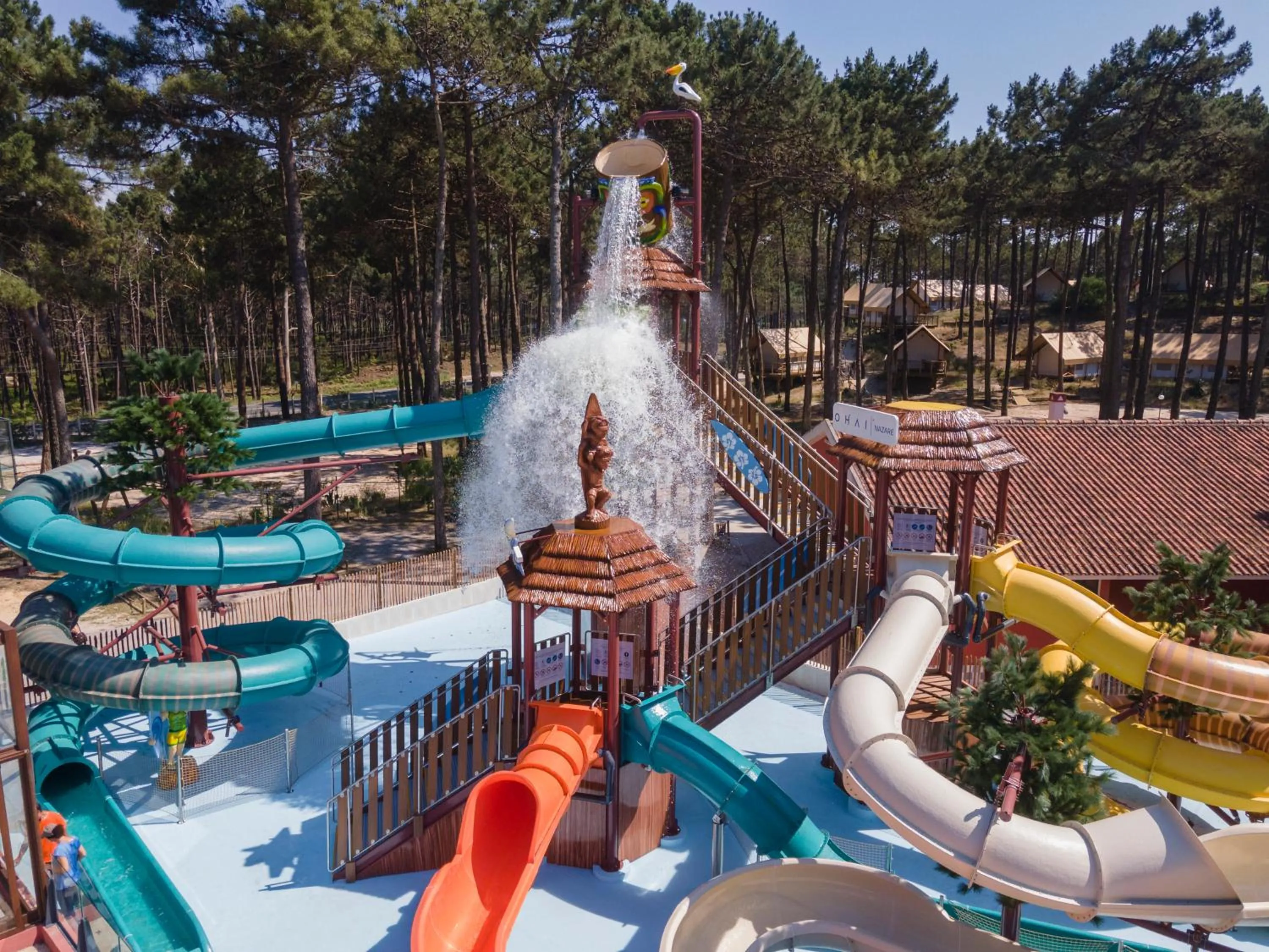Aqua park in Ohai Nazaré Outdoor Resort