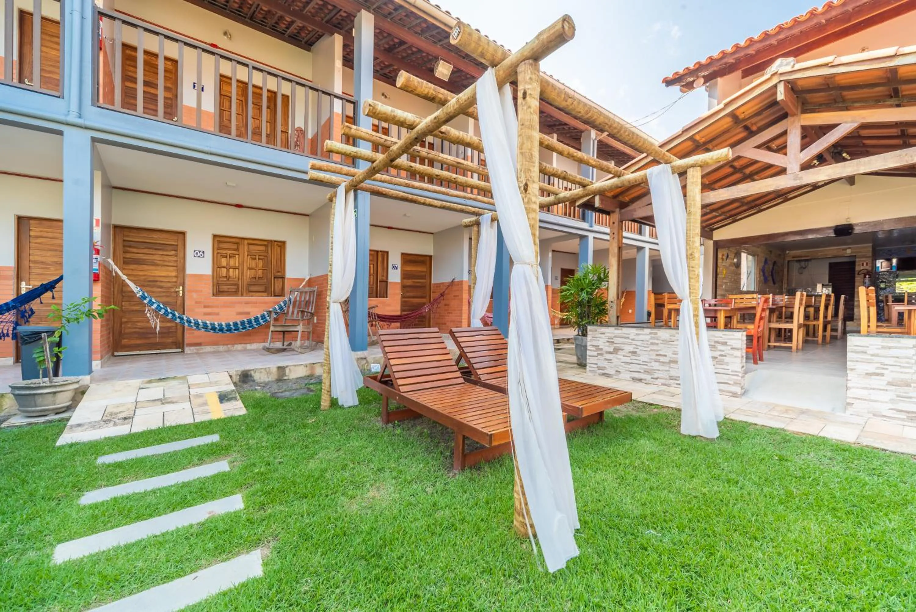 Property building in Pousada Blue Viking