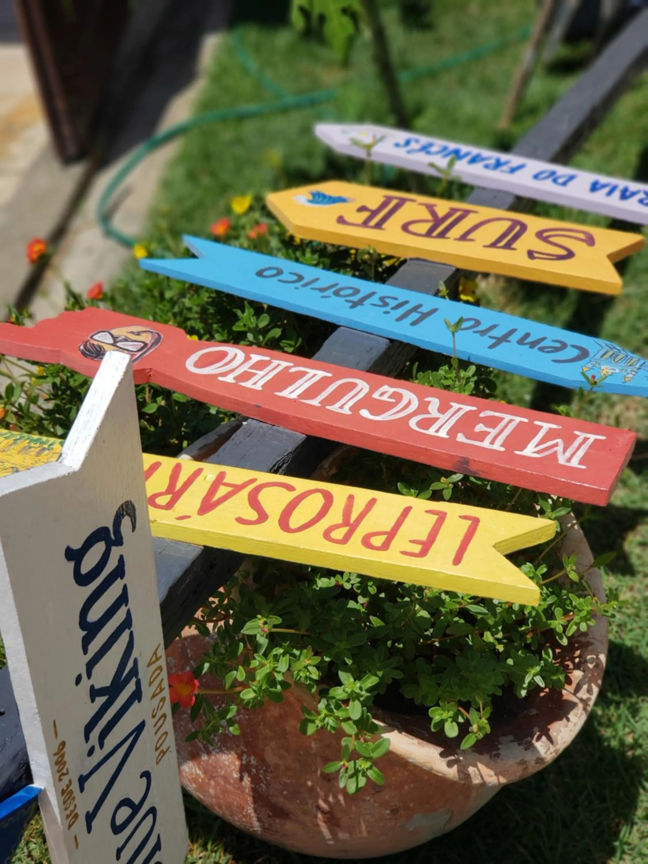 Garden in Pousada Blue Viking