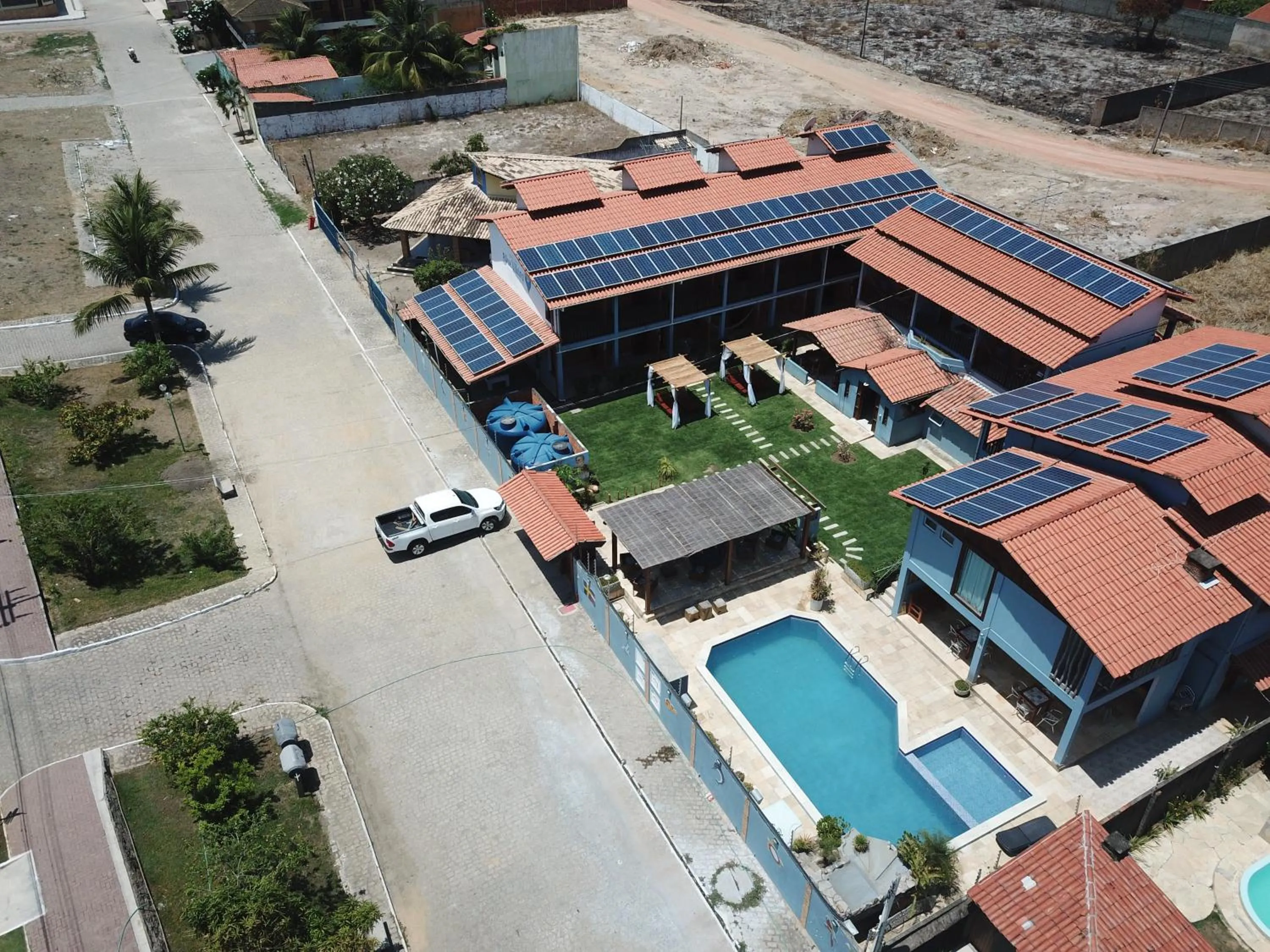 Bird's eye view in Pousada Blue Viking