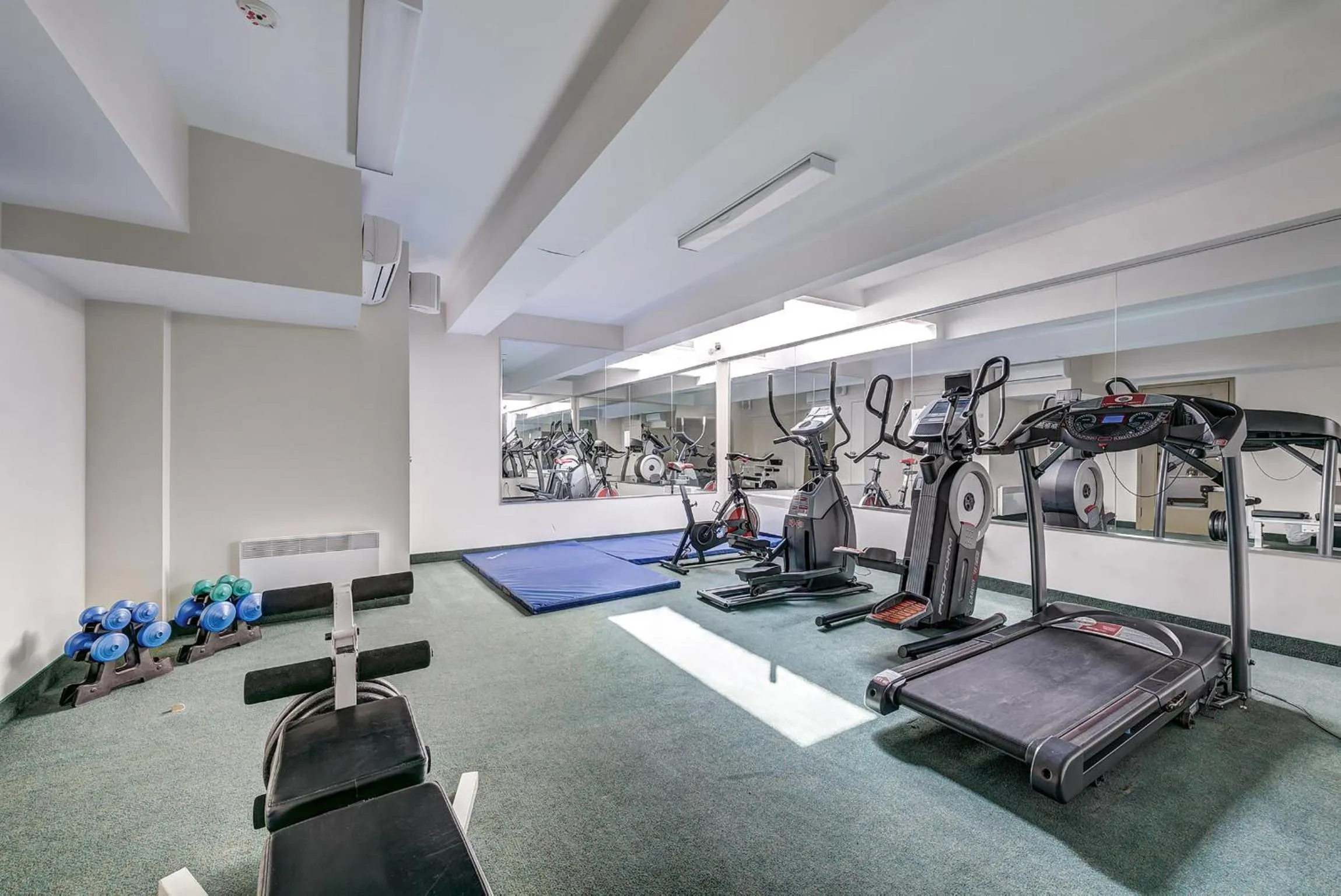 Fitness centre/facilities in Terrasse Royale Hotel