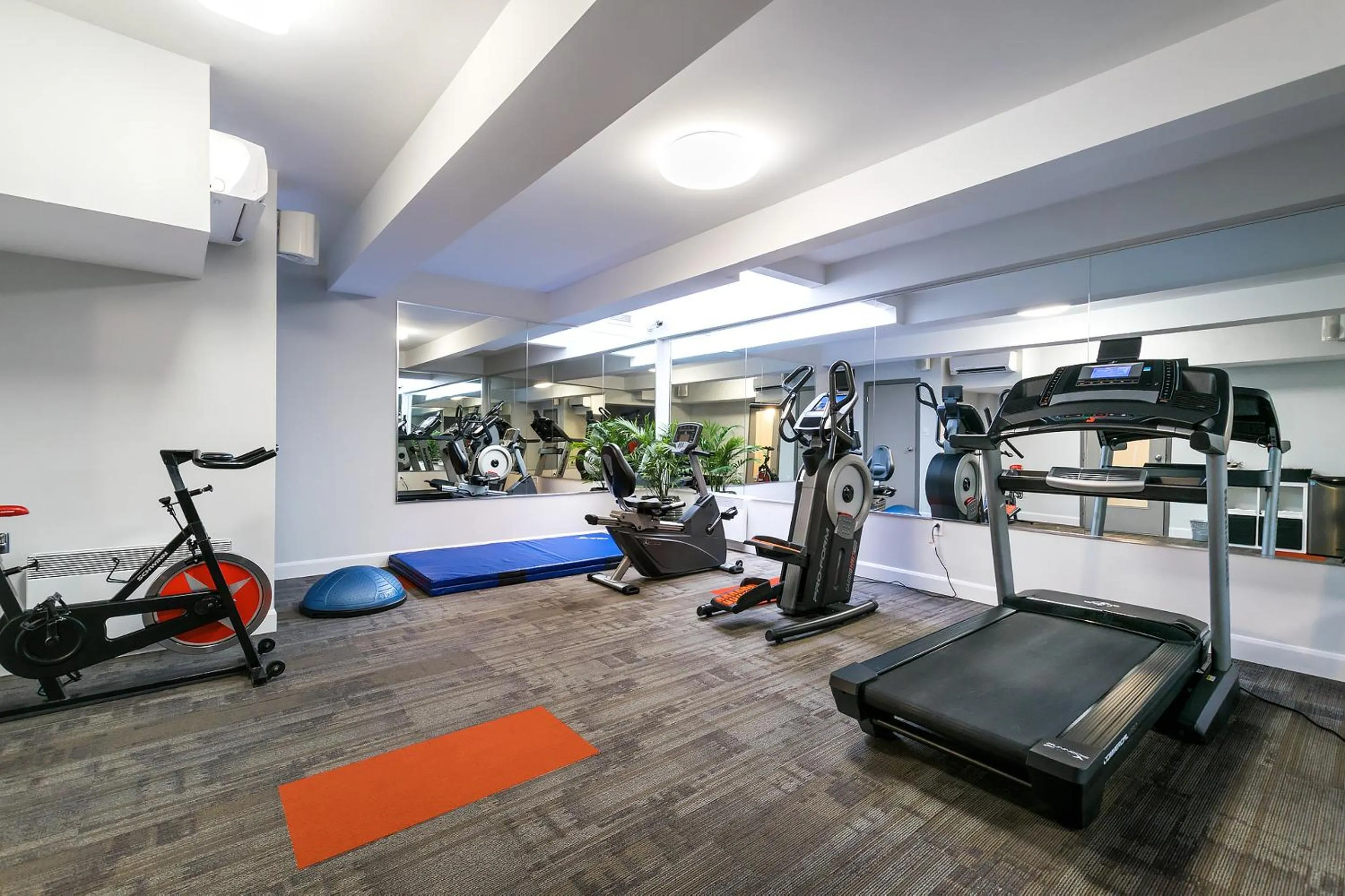 Fitness centre/facilities in Terrasse Royale Hotel