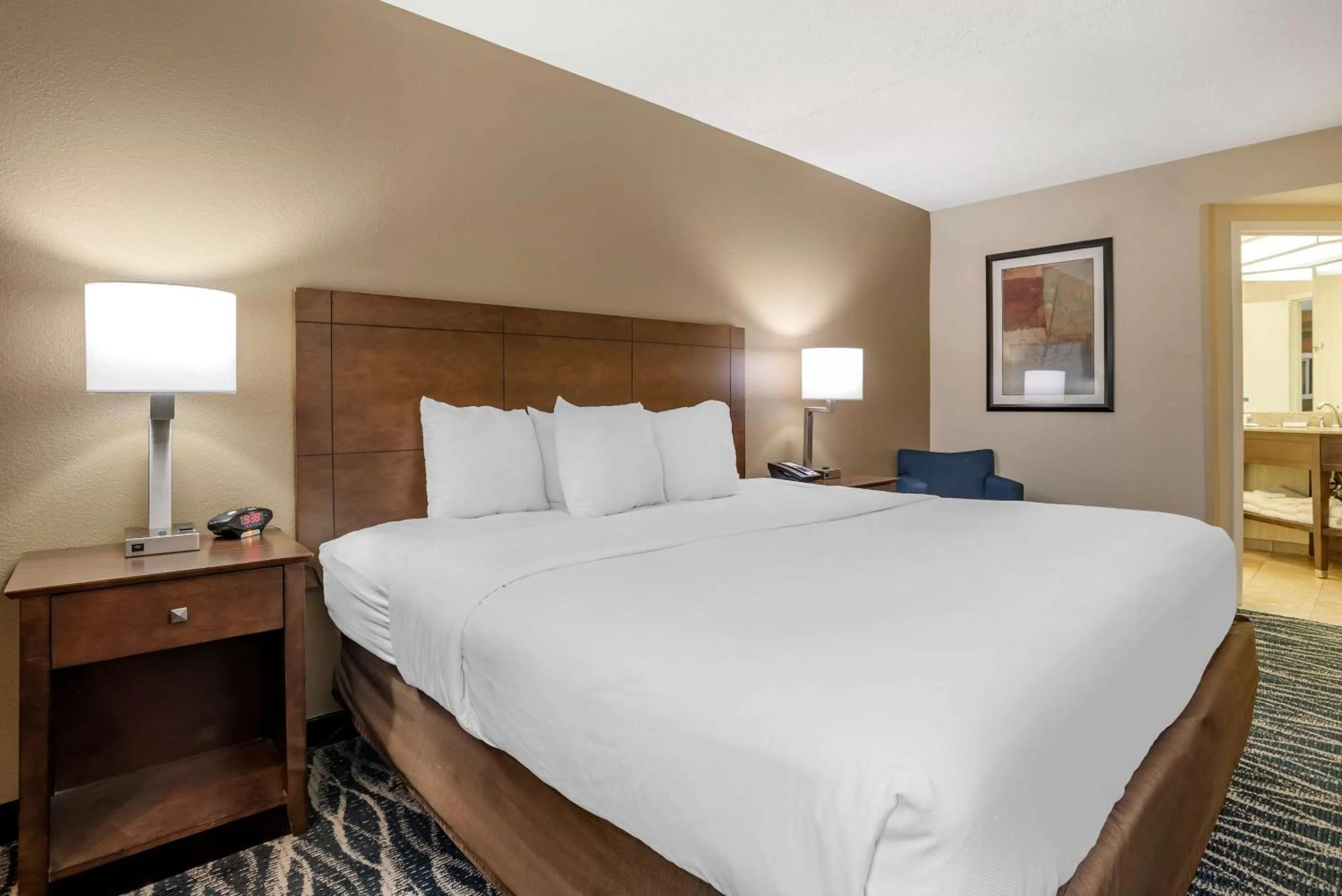 Bedroom, Bed in Comfort Inn & Suites Newark - Wilmington