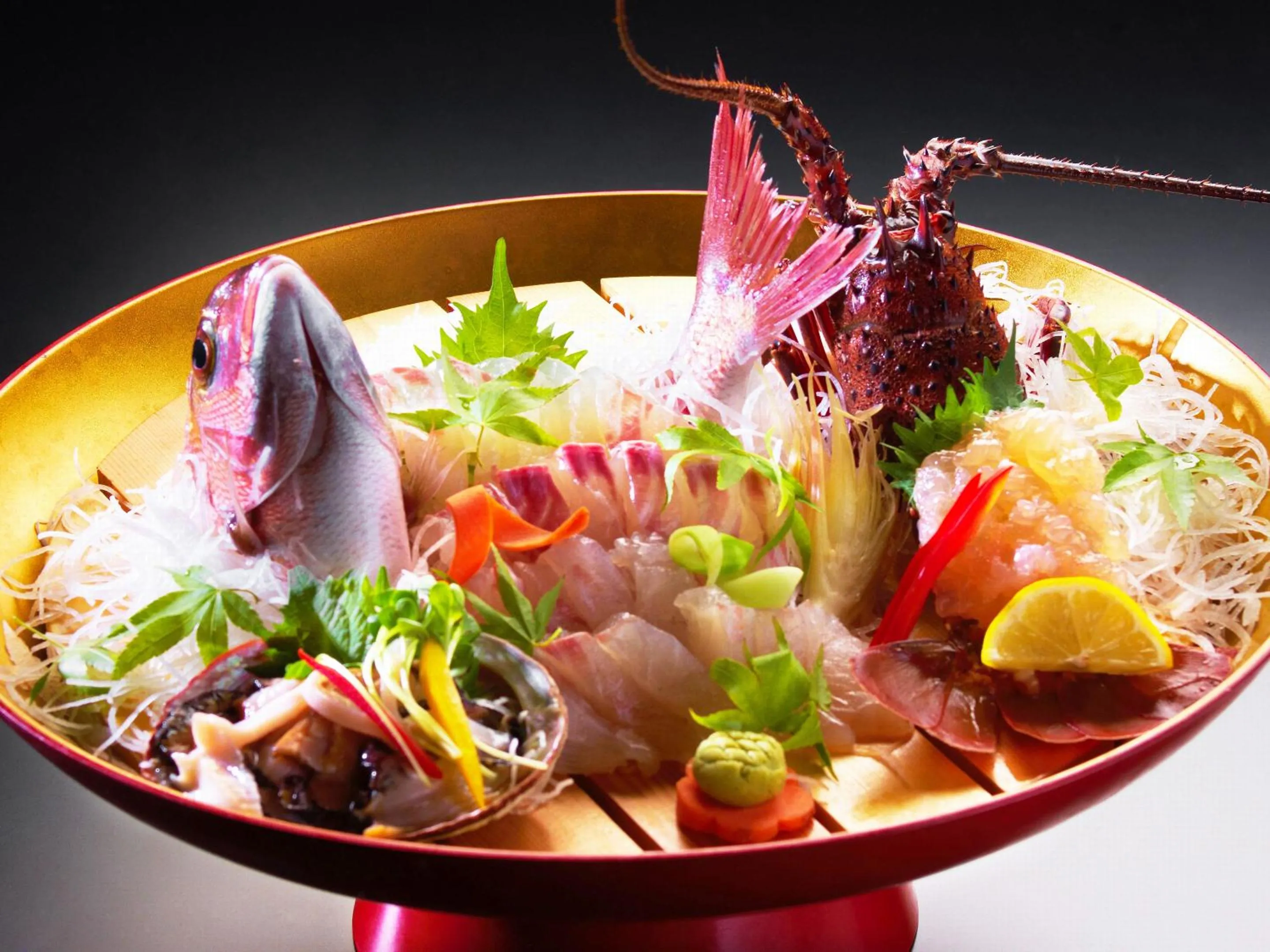 Food close-up in Hamachiyokan