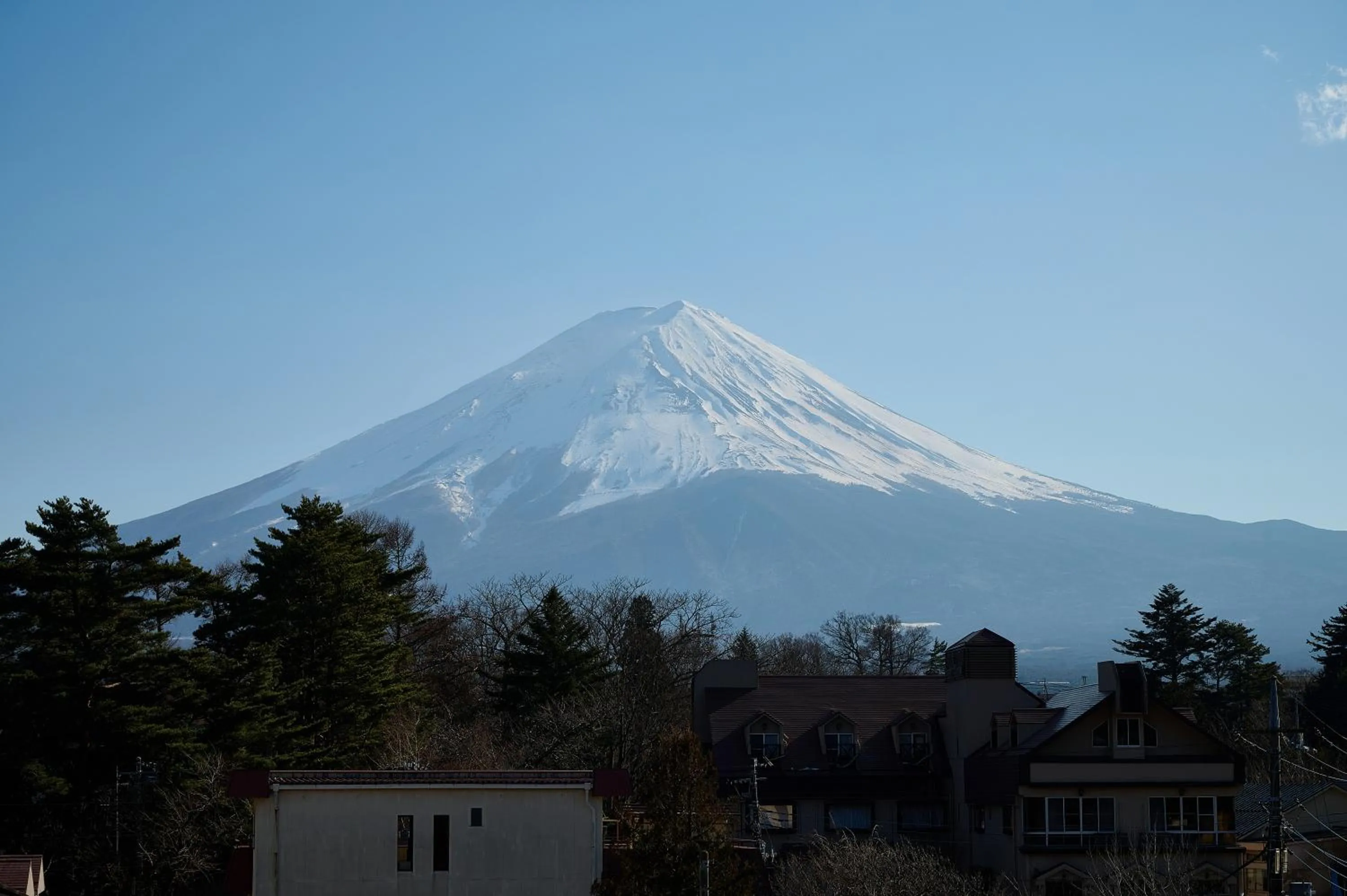 Mountain view in Royal Hotel Kawaguchiko