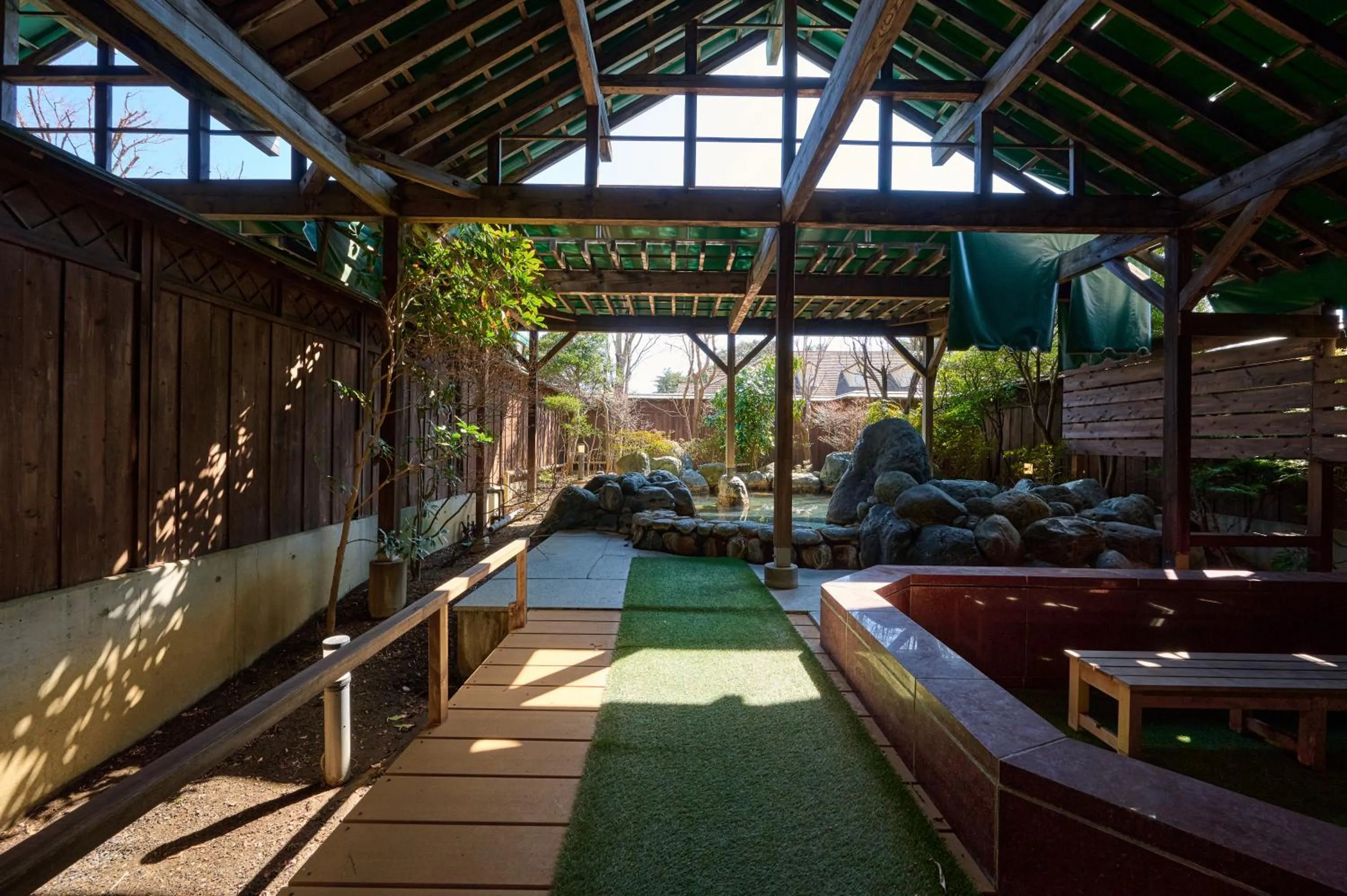 Hot Spring Bath in Royal Hotel Kawaguchiko