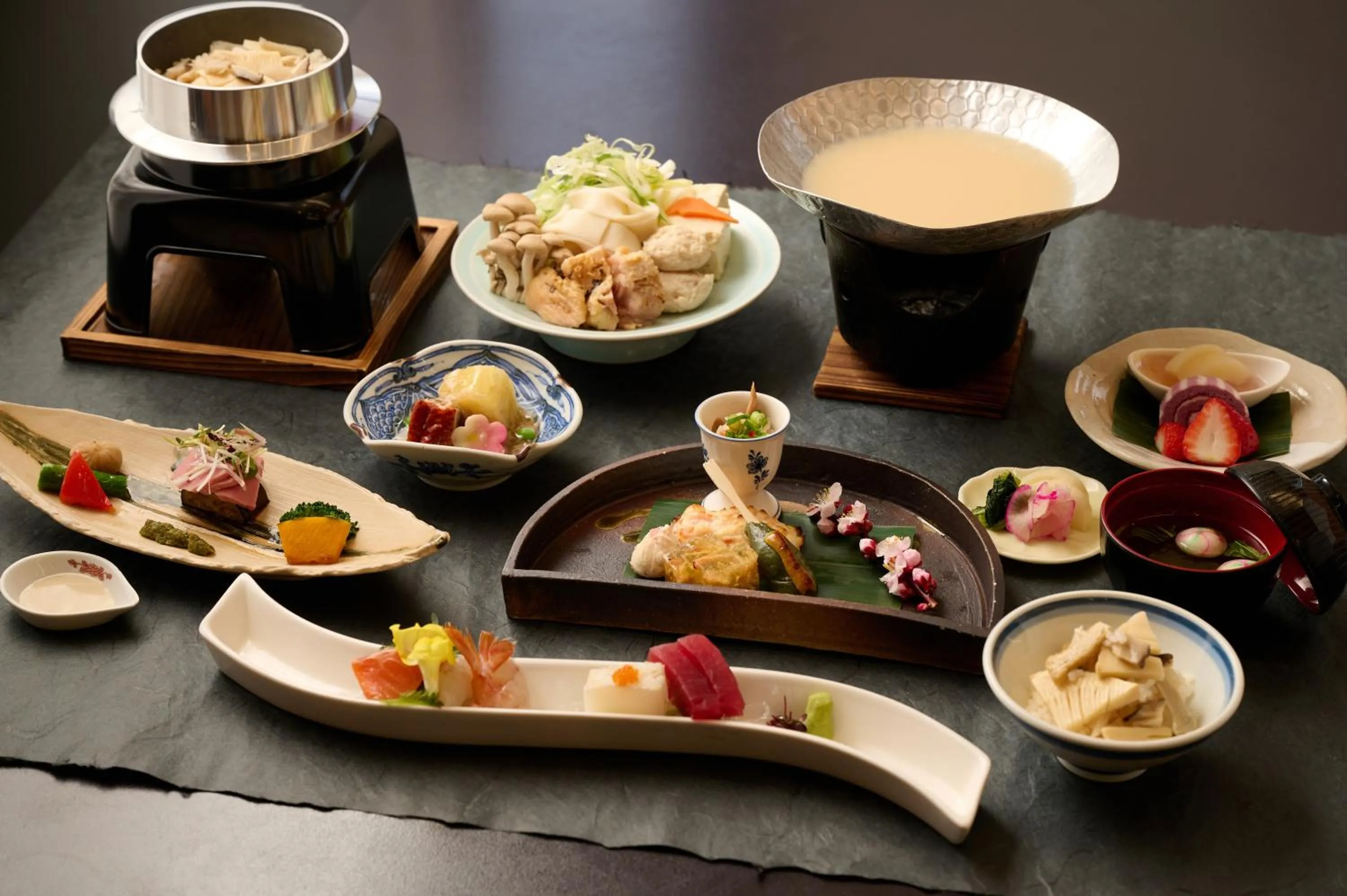 Dinner in Royal Hotel Kawaguchiko