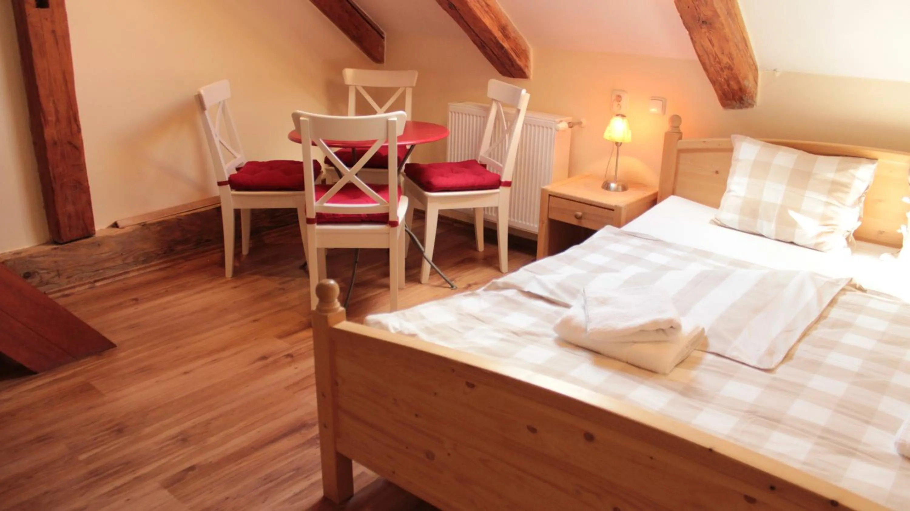 Photo of the whole room, Bed in Garni Hotel St Anna