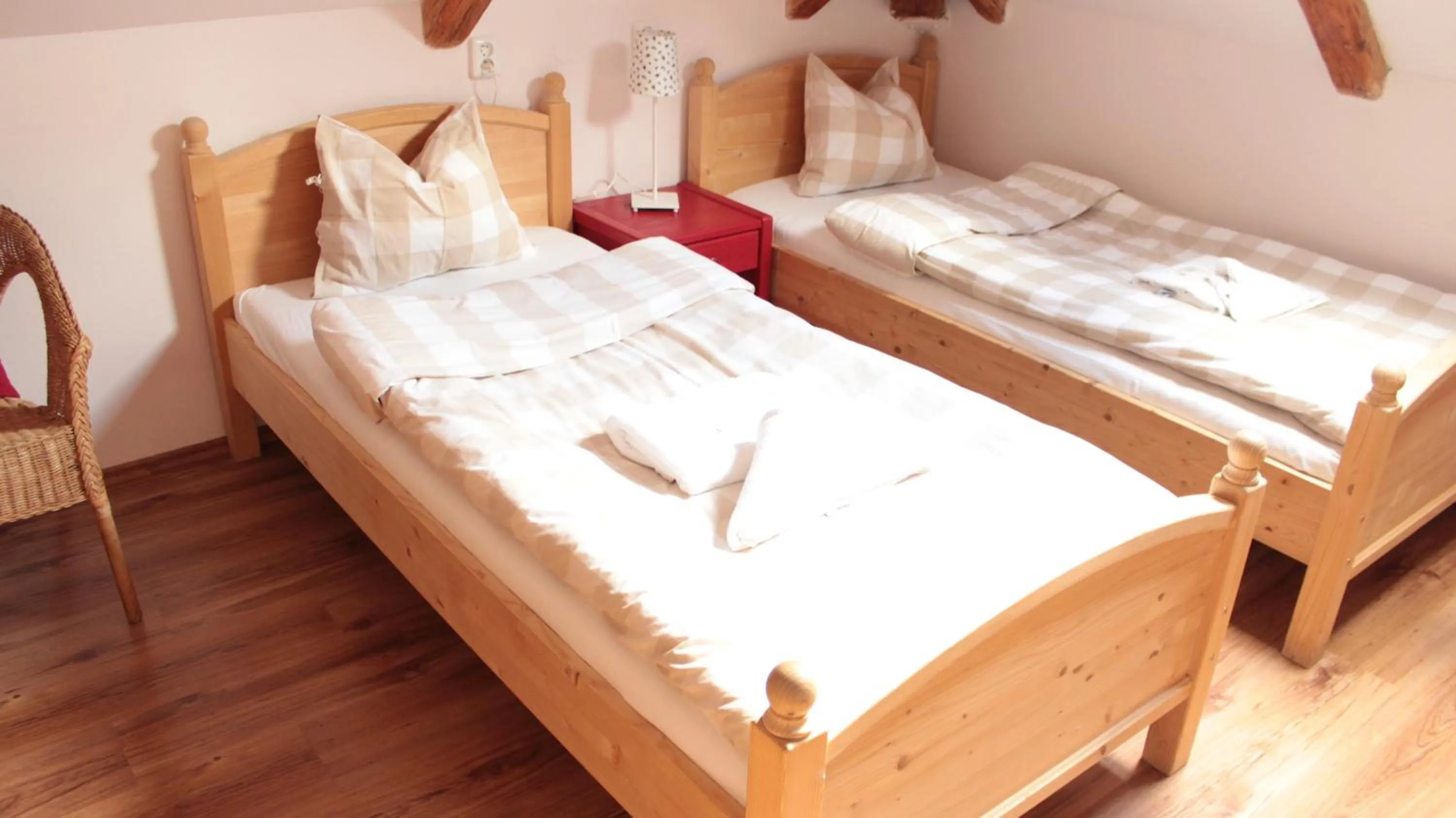 Photo of the whole room, Bed in Garni Hotel St Anna