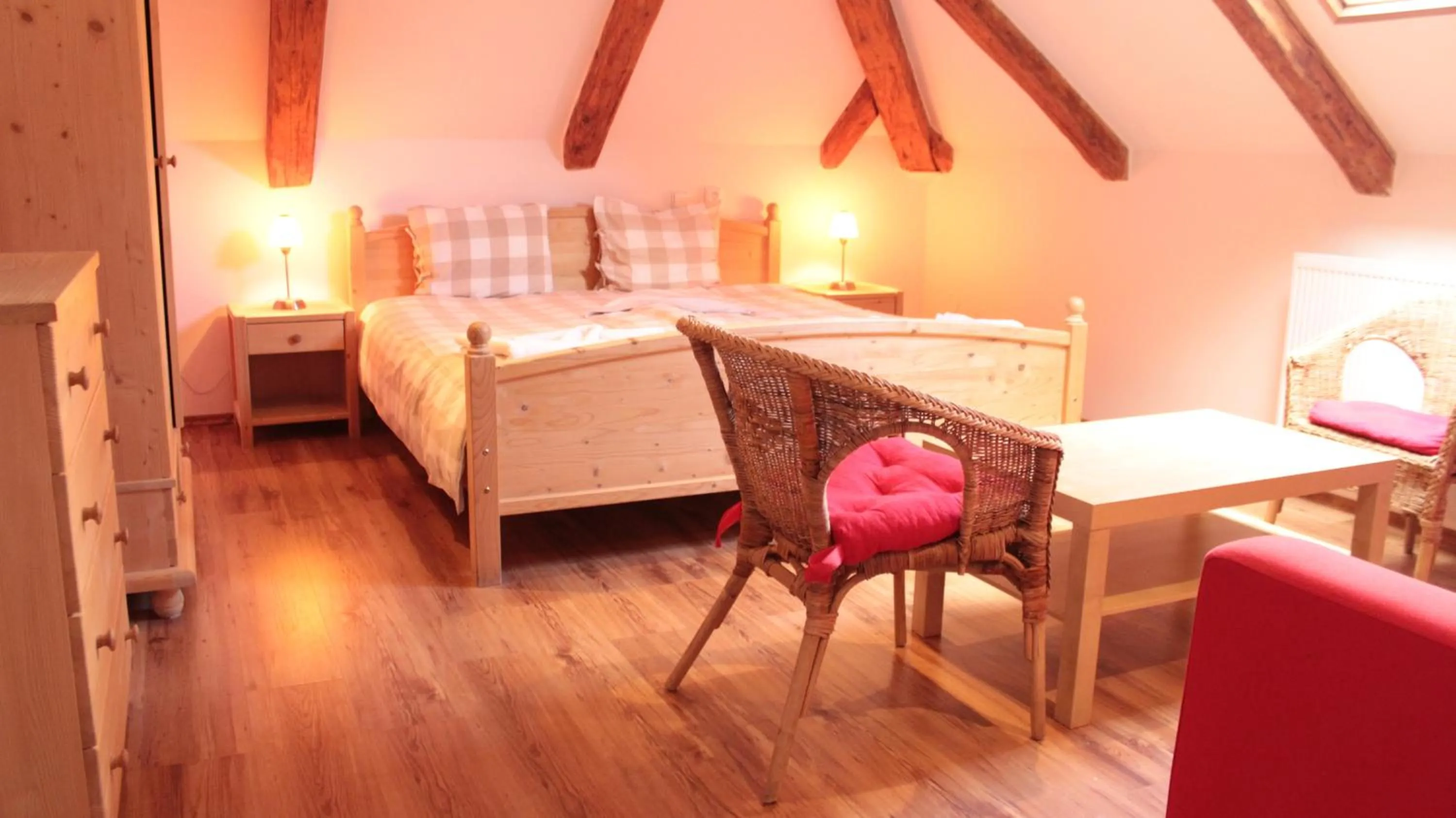 Photo of the whole room, Bed in Garni Hotel St Anna