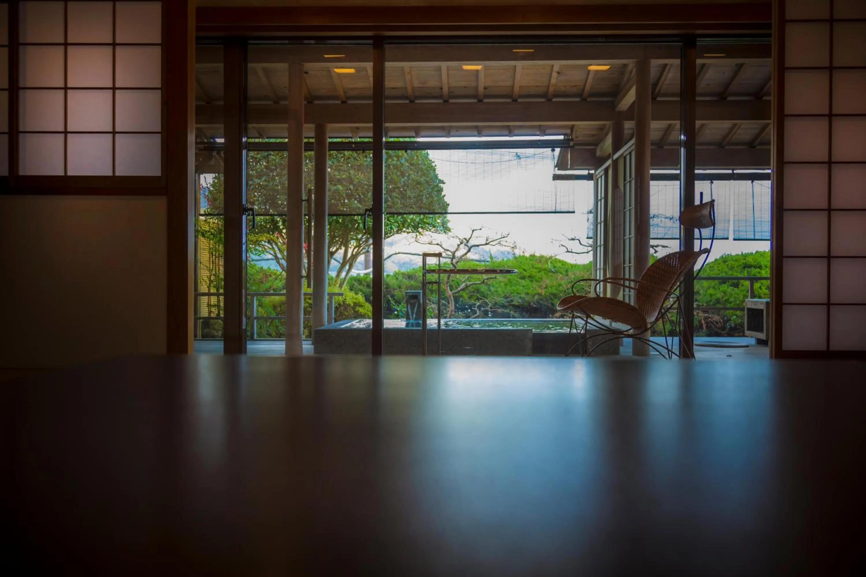 Open Air Bath in Hotel Kitanoya