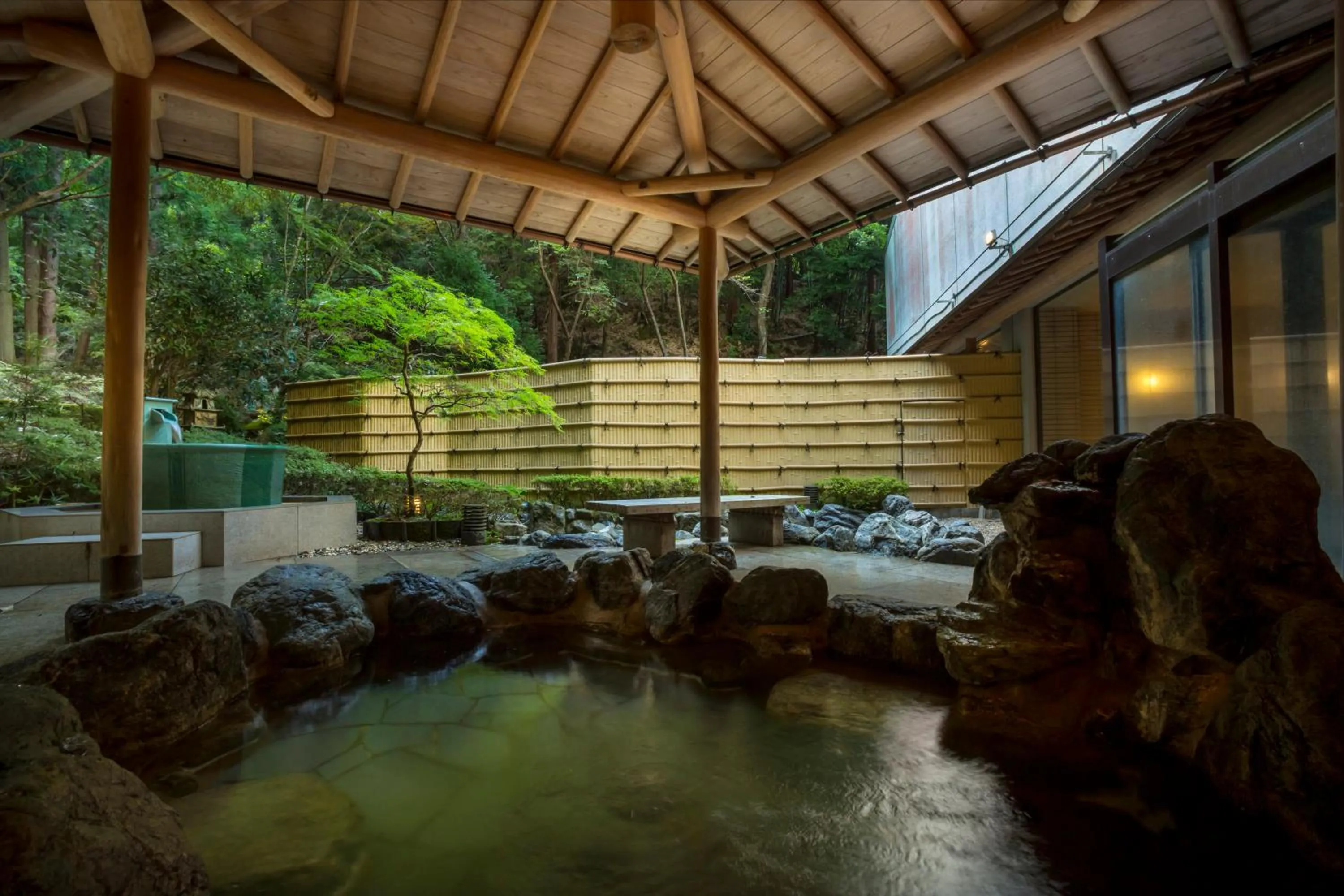 Open Air Bath in Hotel Kitanoya
