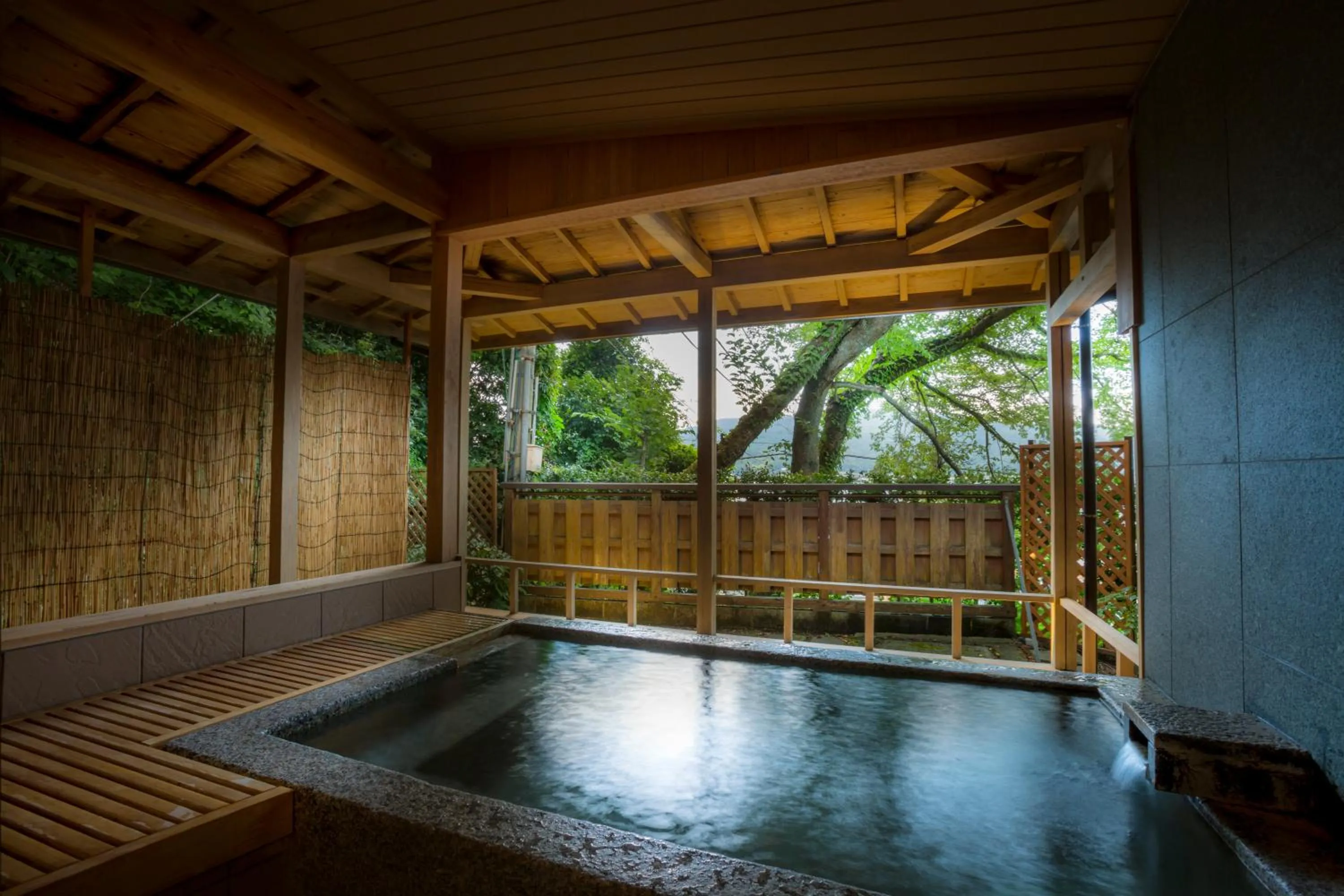 Open Air Bath in Hotel Kitanoya