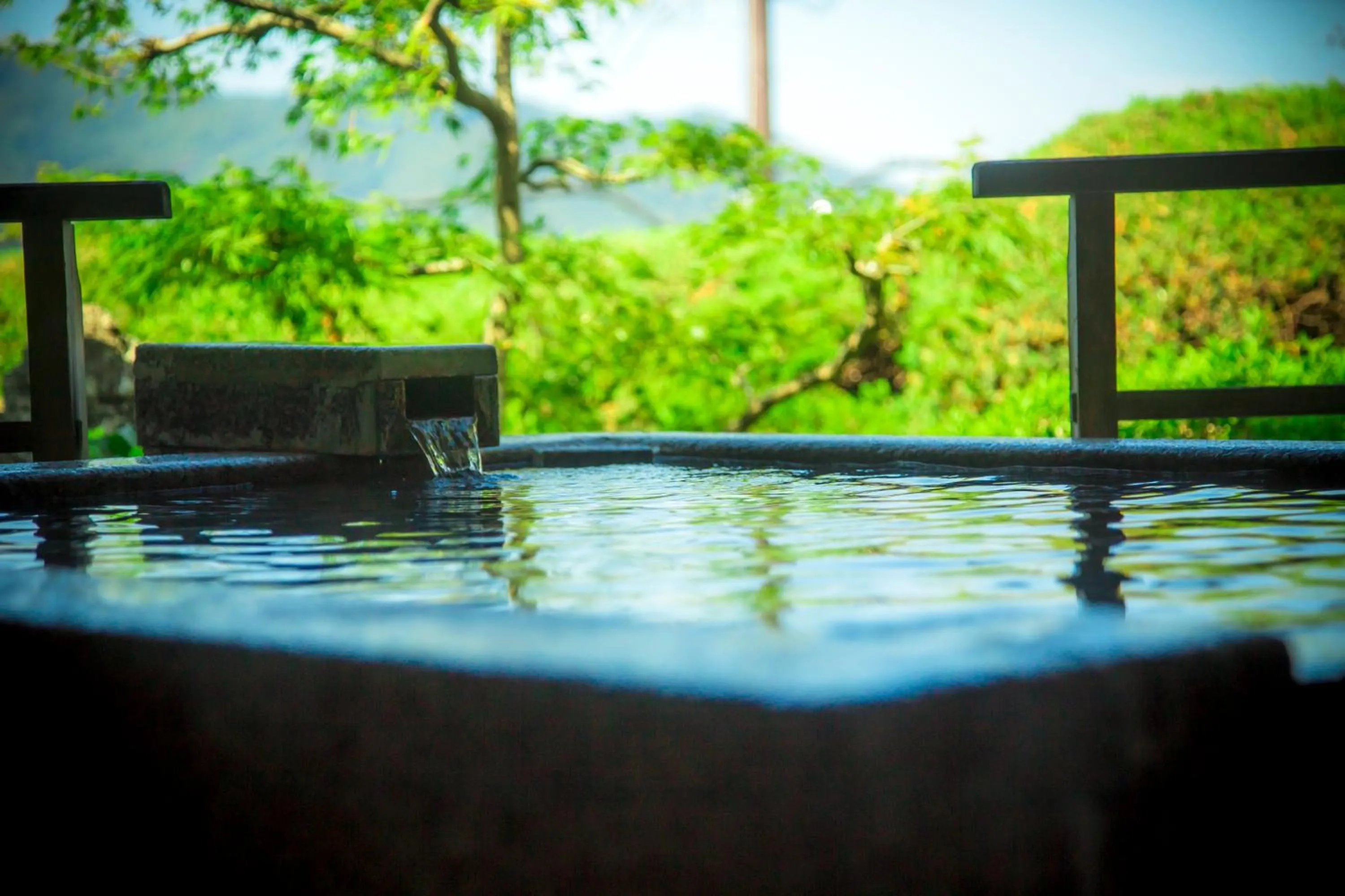 Open Air Bath in Hotel Kitanoya
