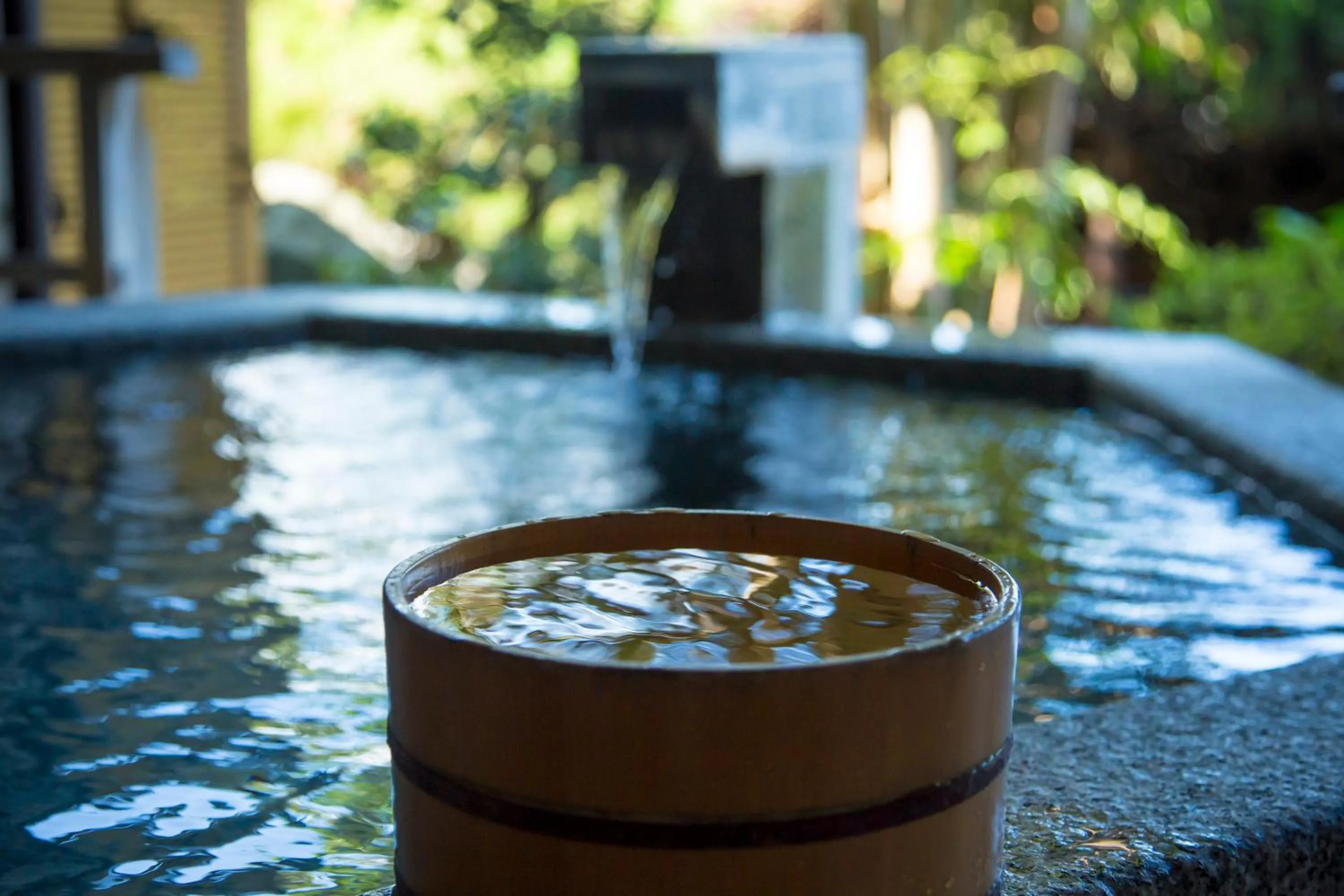 Hot Spring Bath in Hotel Kitanoya