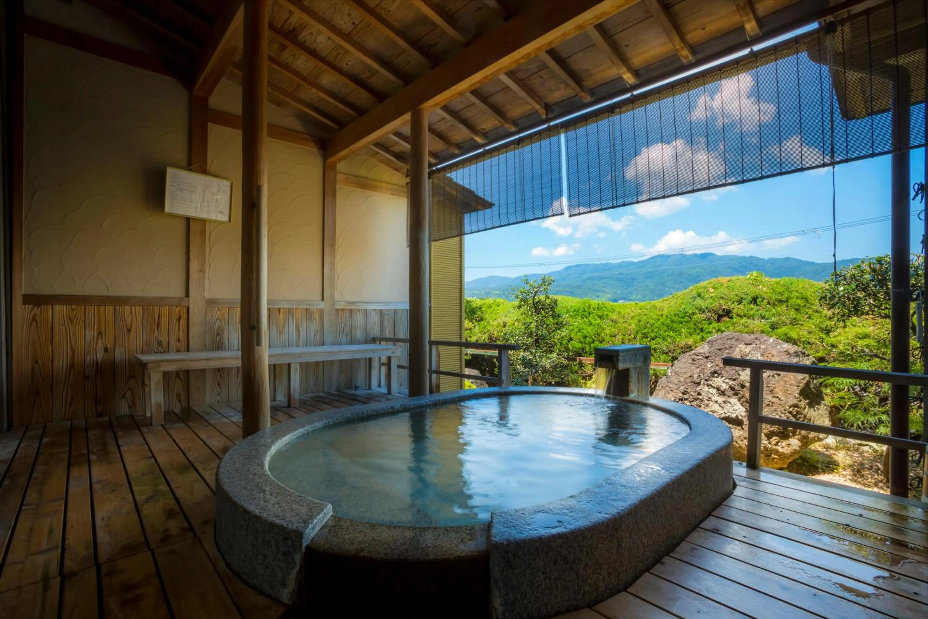 Open Air Bath in Hotel Kitanoya