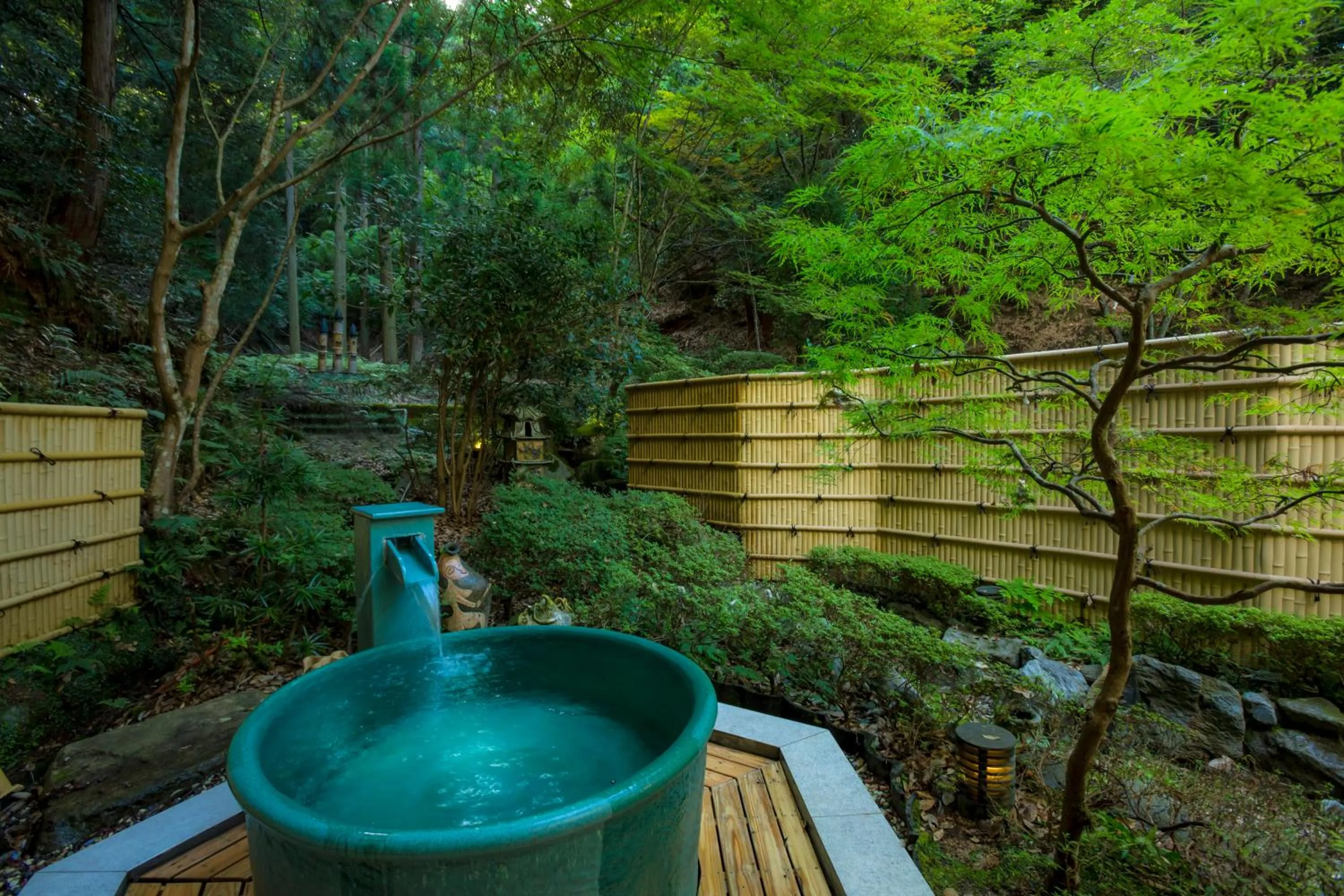 Open Air Bath in Hotel Kitanoya