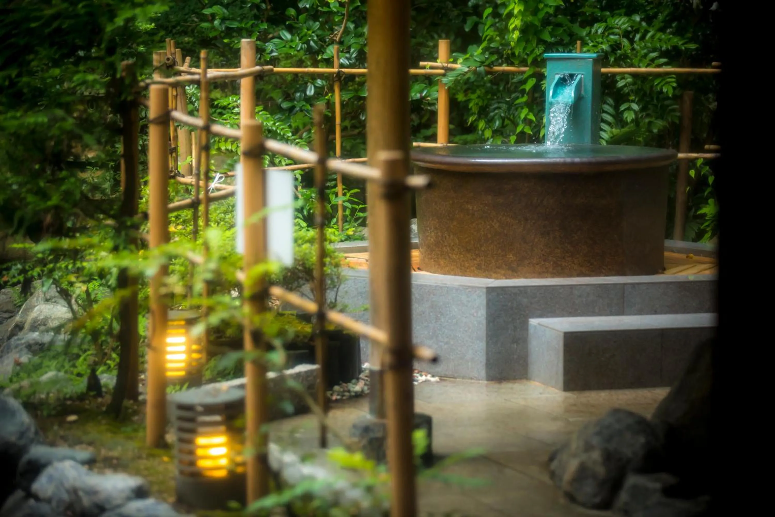 Open Air Bath in Hotel Kitanoya