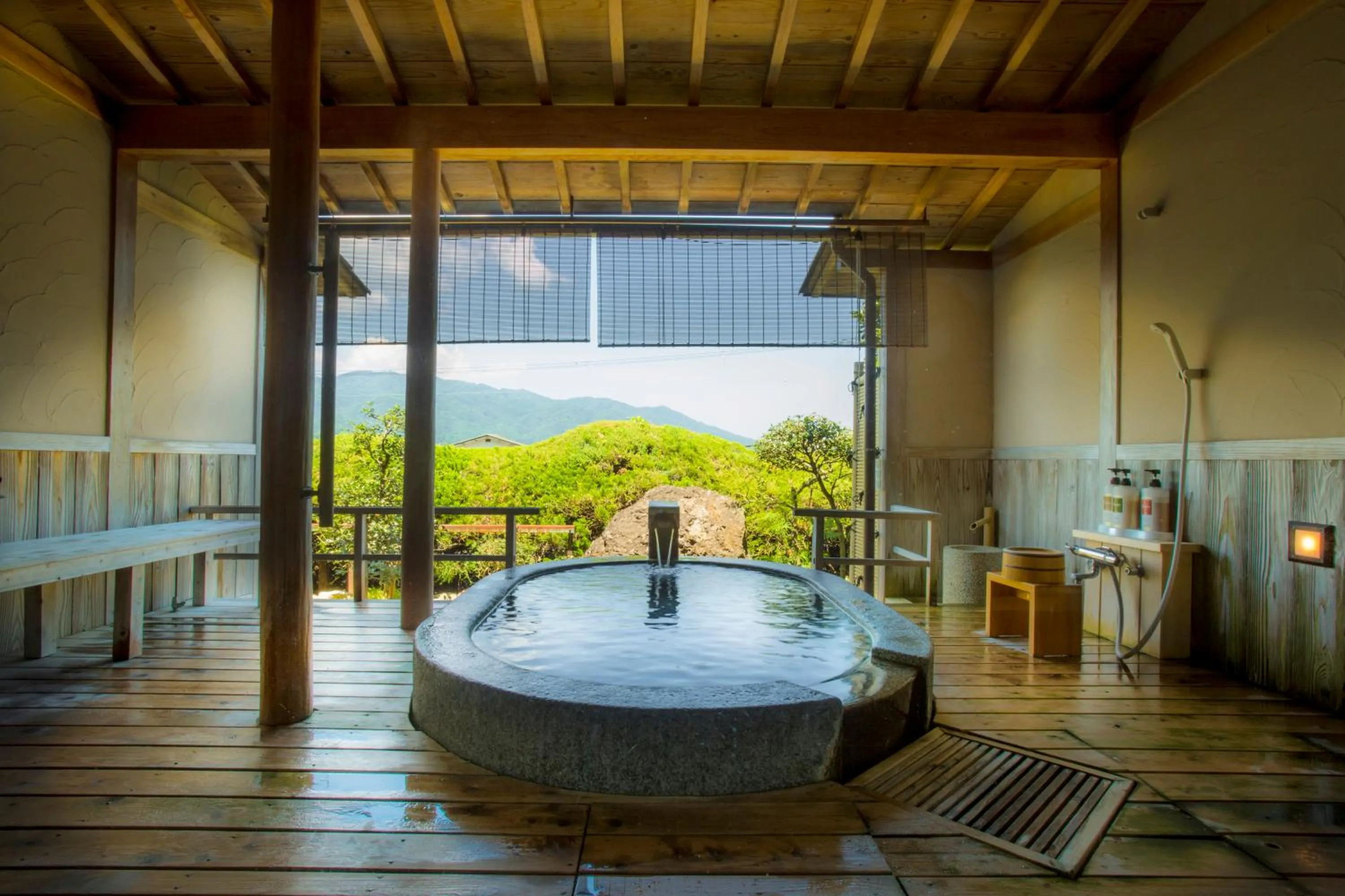 Open Air Bath in Hotel Kitanoya