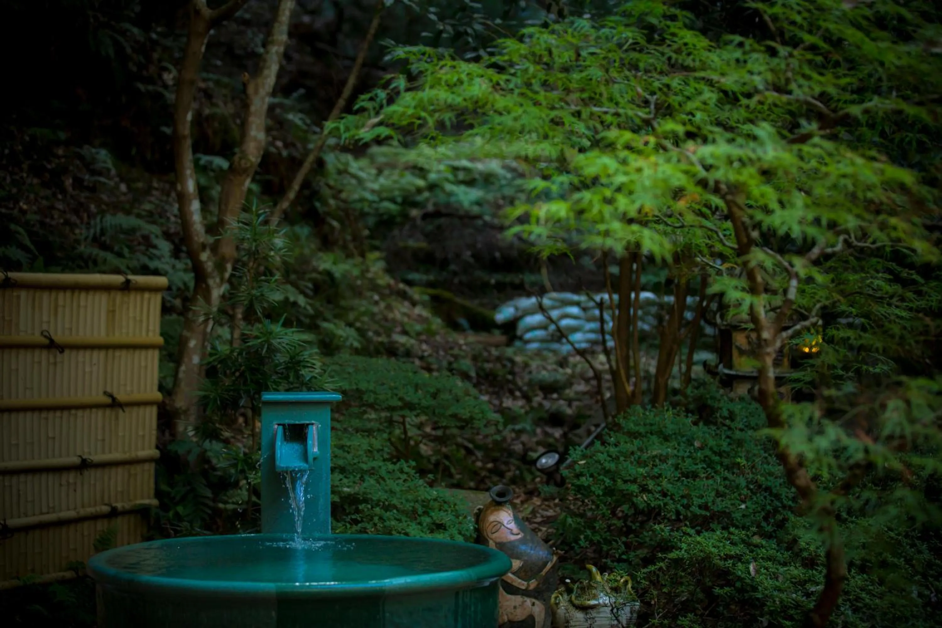 Open Air Bath in Hotel Kitanoya