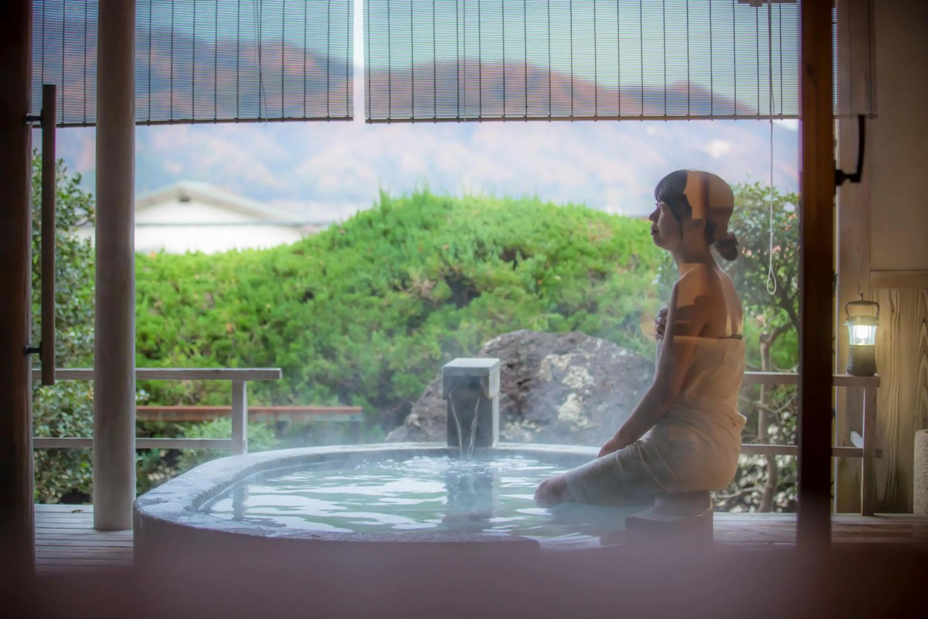 Open Air Bath in Hotel Kitanoya