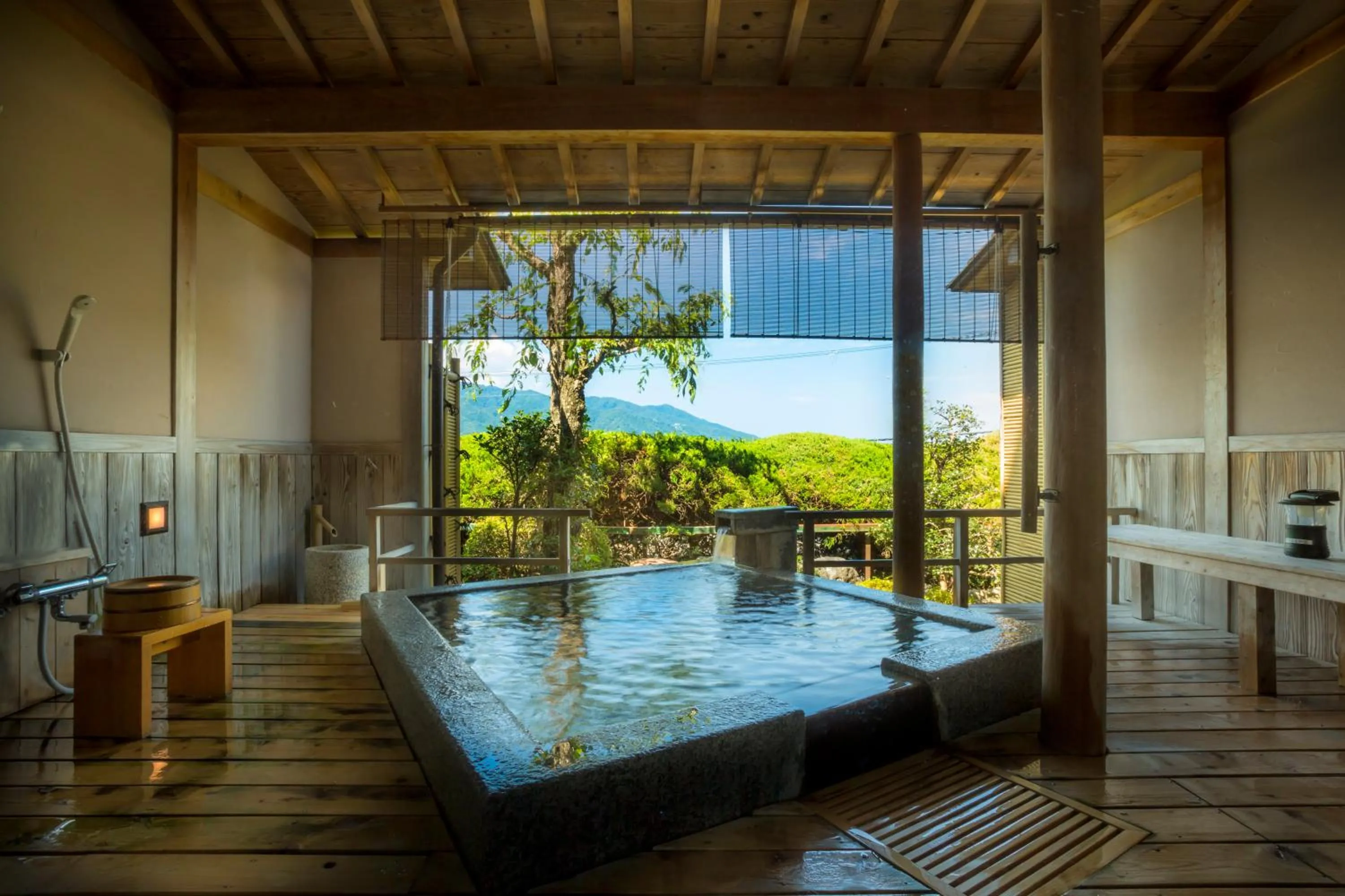 Open Air Bath in Hotel Kitanoya