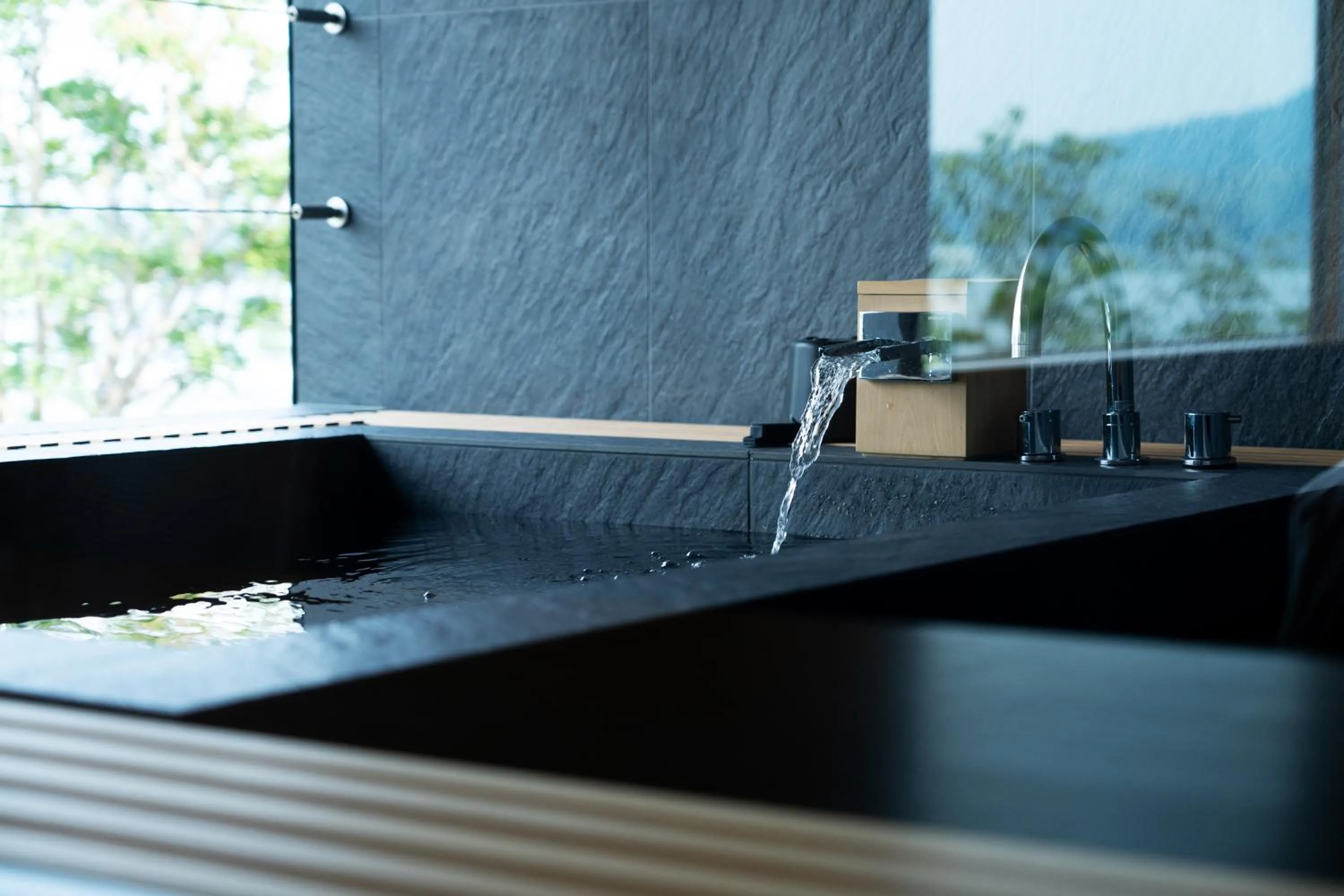 Open Air Bath in Hotel Kitanoya