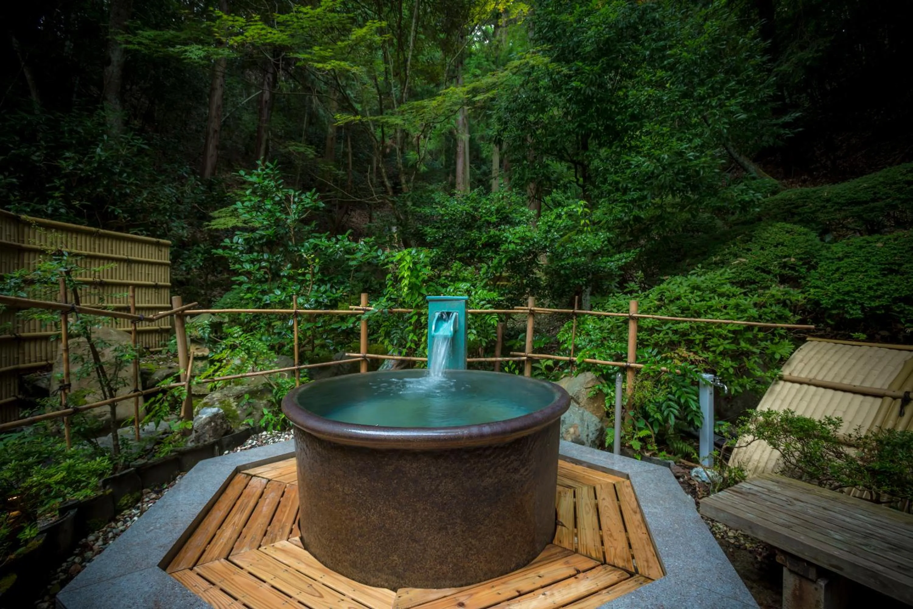 Open Air Bath in Hotel Kitanoya