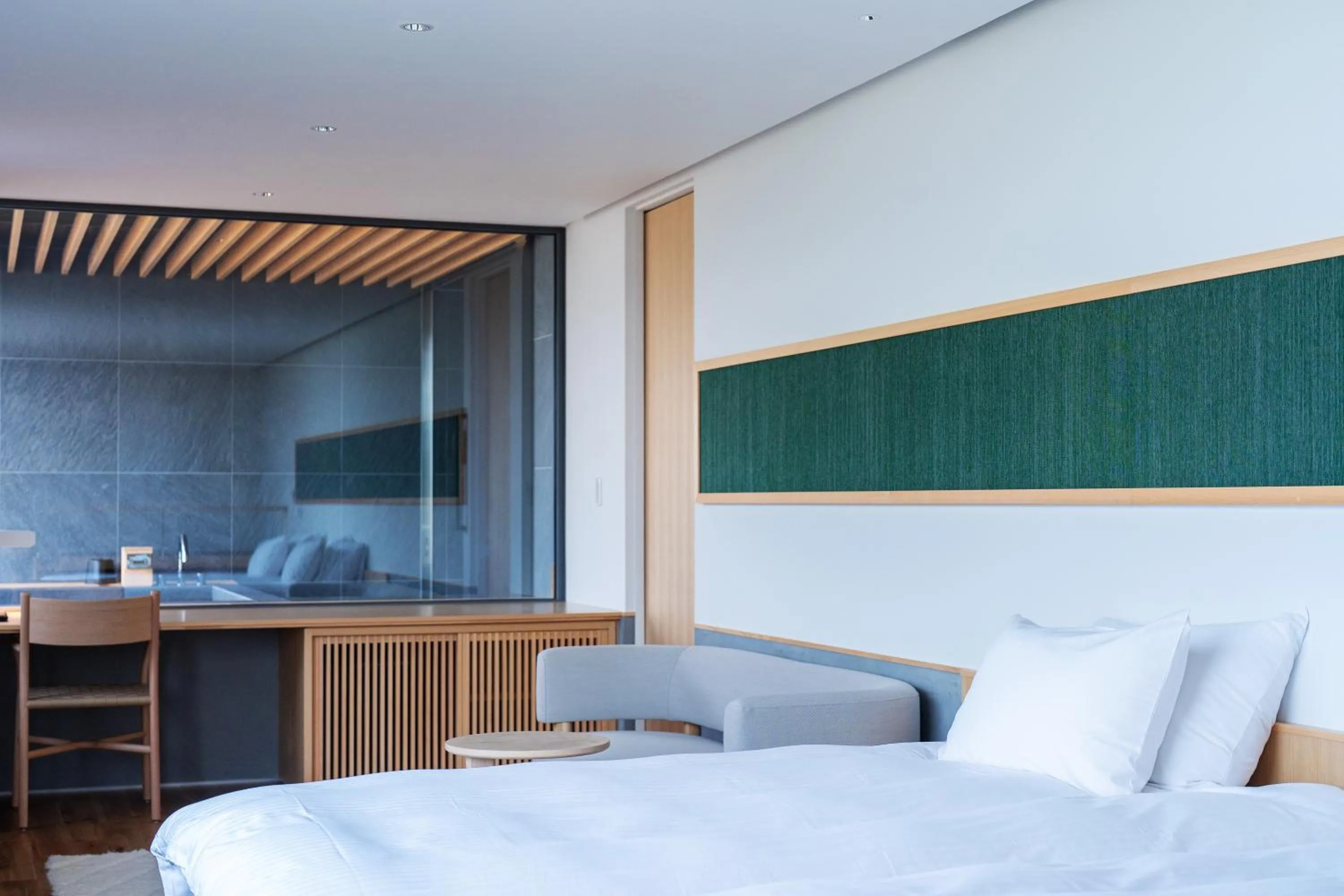 Bed in Hotel Kitanoya