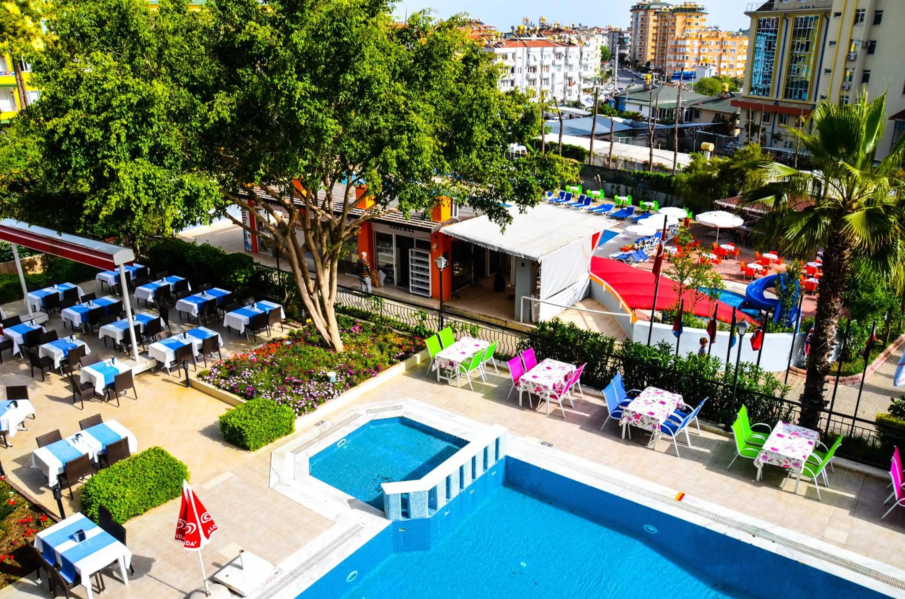 Garden view in Ark Apart and Suite Hotel