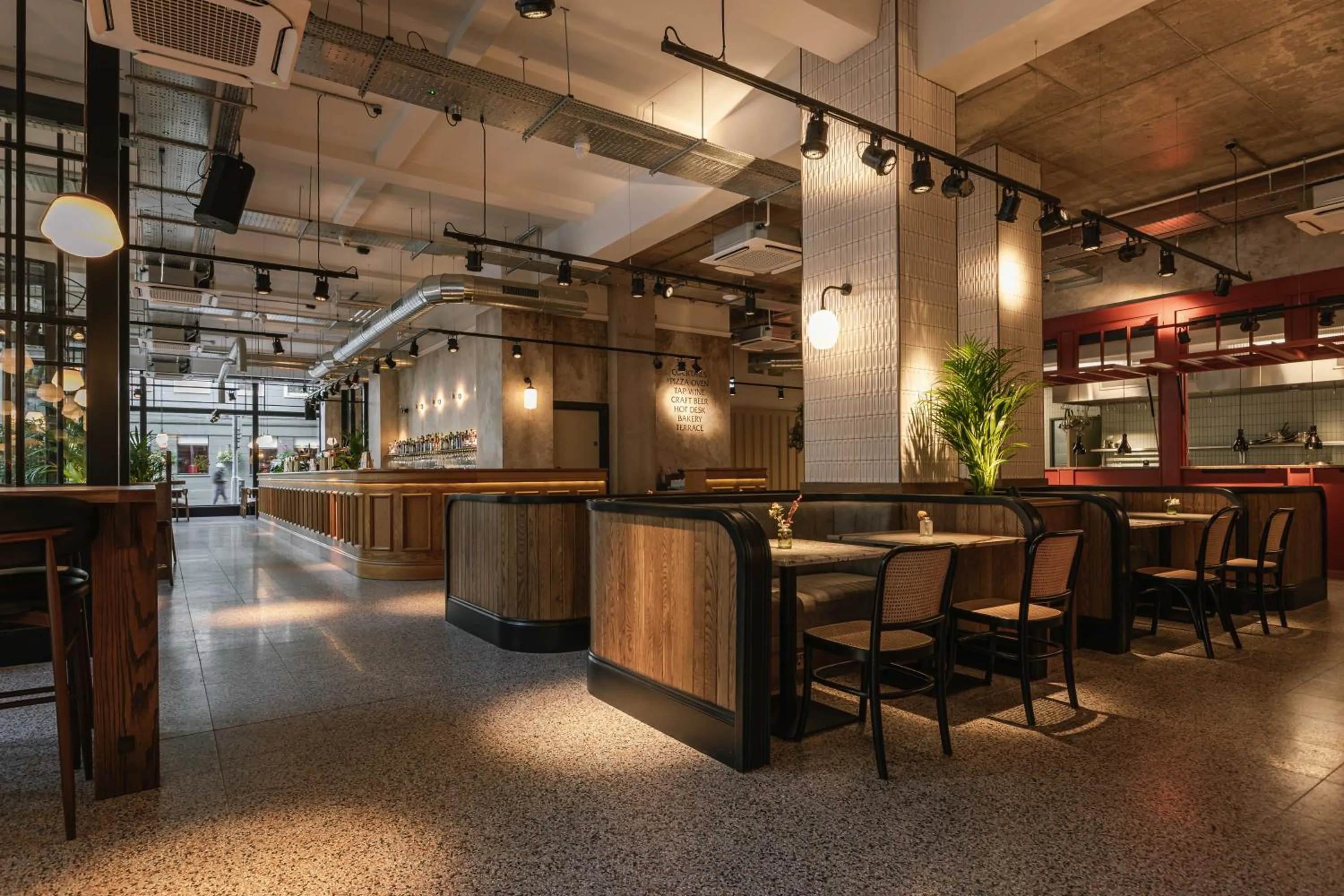 Restaurant/places to eat in The Flint Hotel