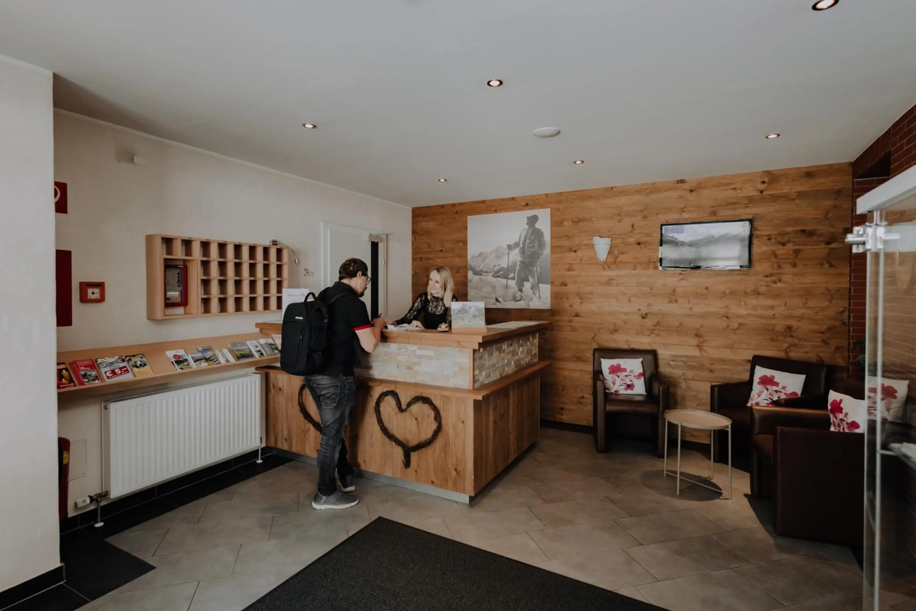 Lobby or reception in Sporthotel Kitz