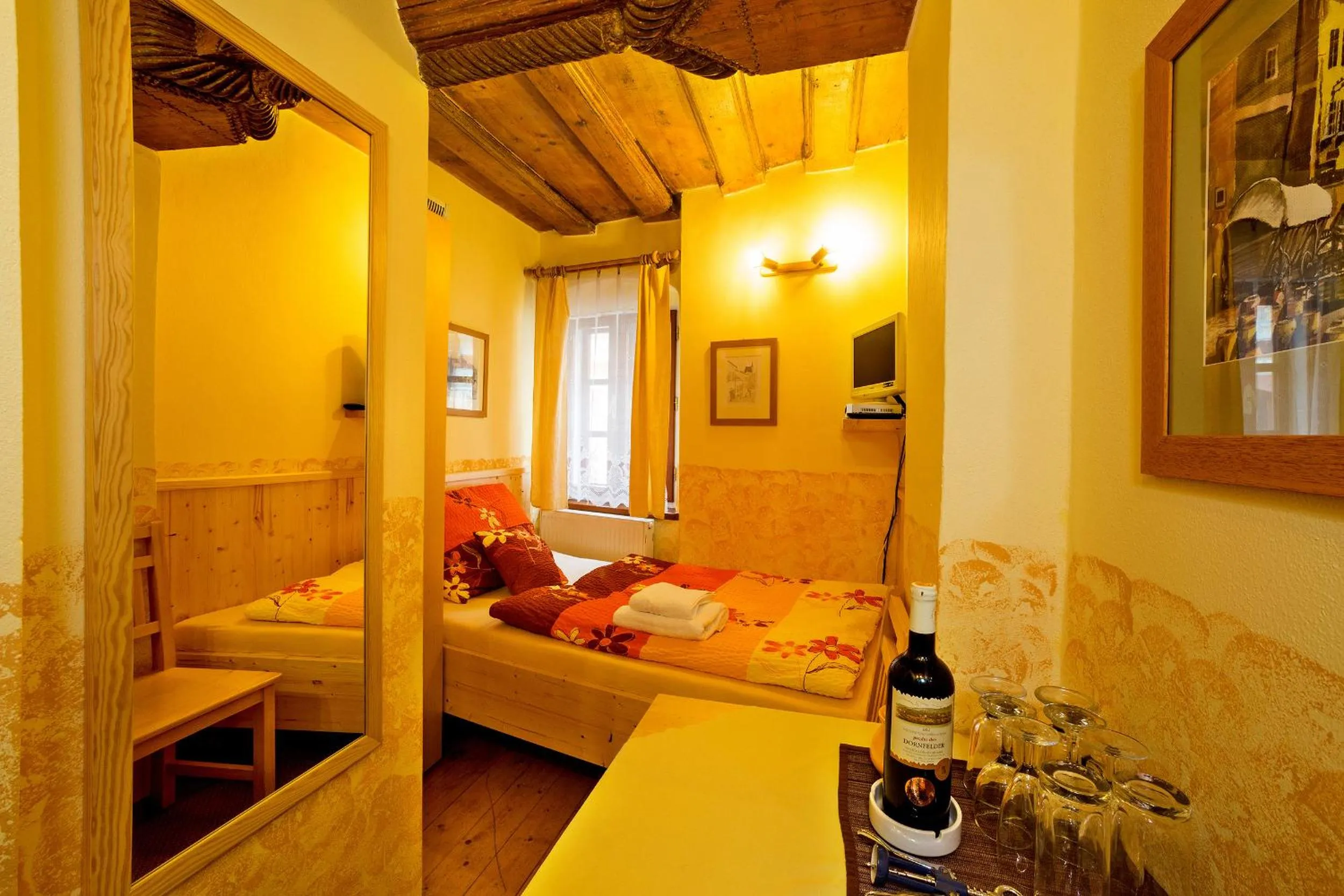 Bed in Ubytování Zámecké Schody