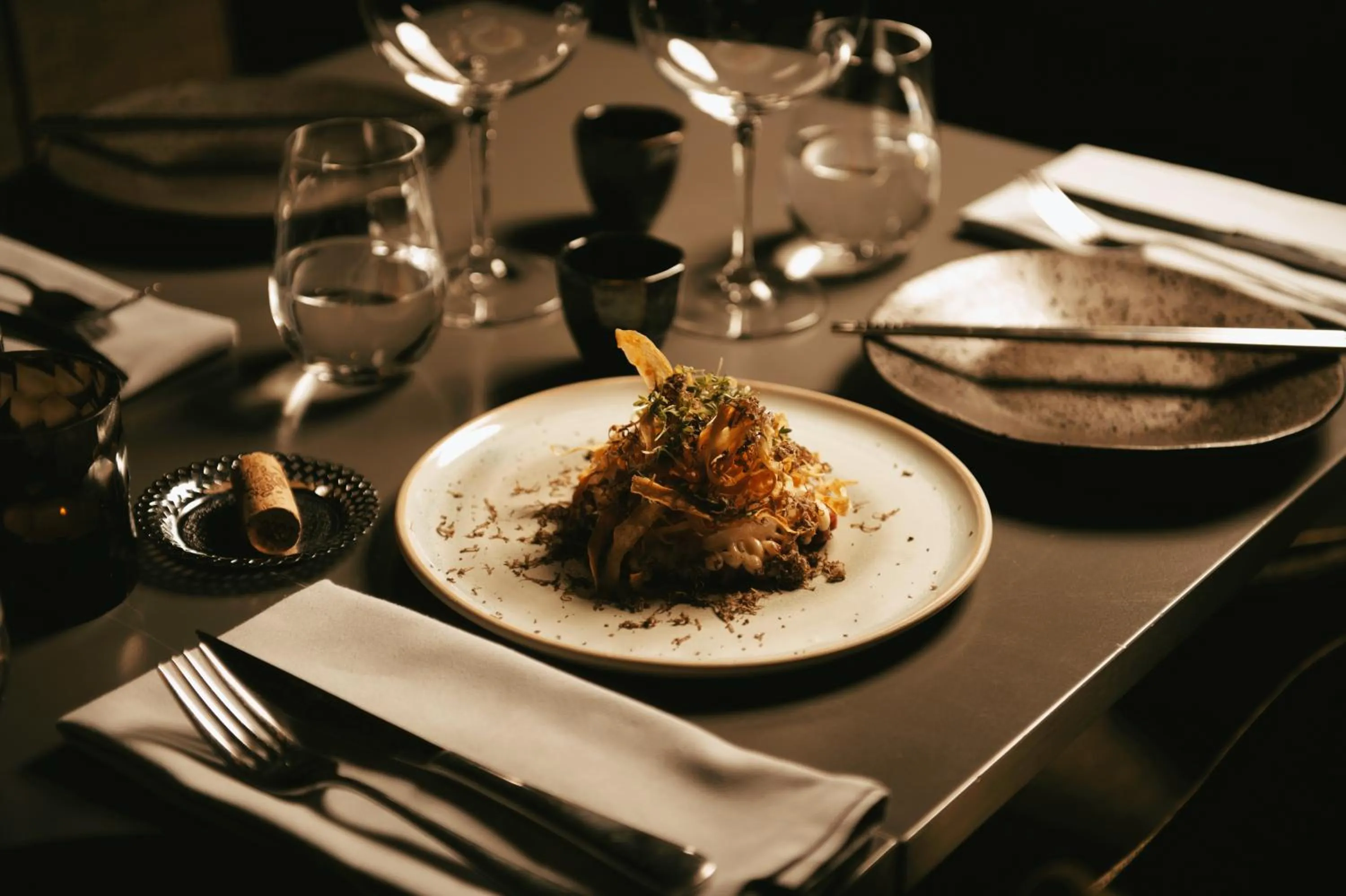 Food close-up in The Lamp Hotel & Spa