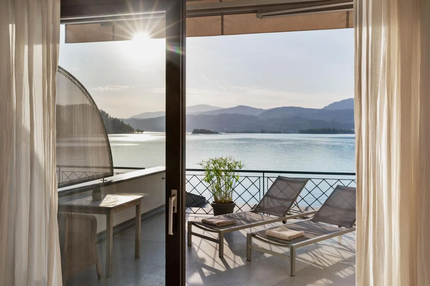 Balcony/Terrace in Hotel Linde