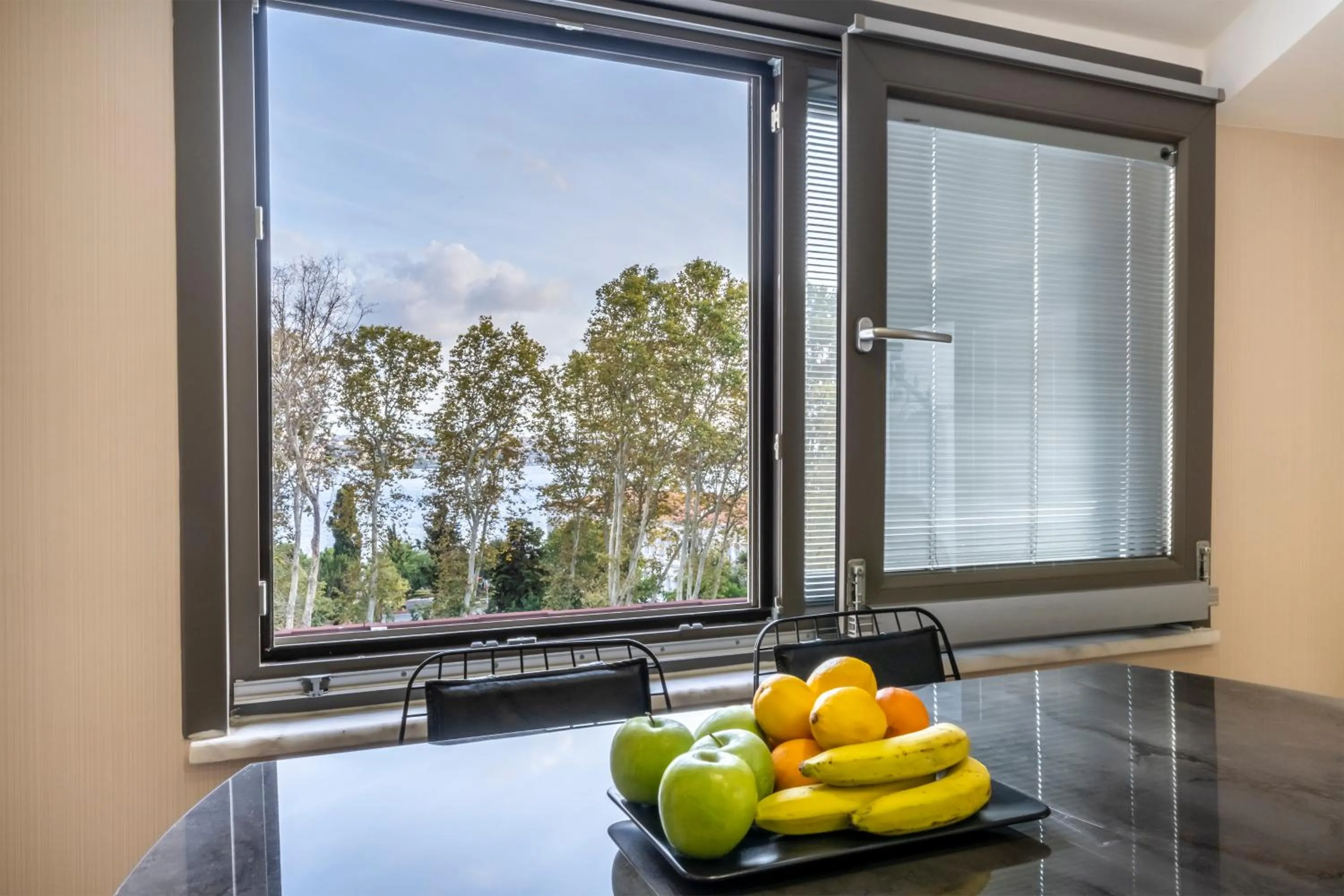 Dining area in Çırağan Apart Bosphorus