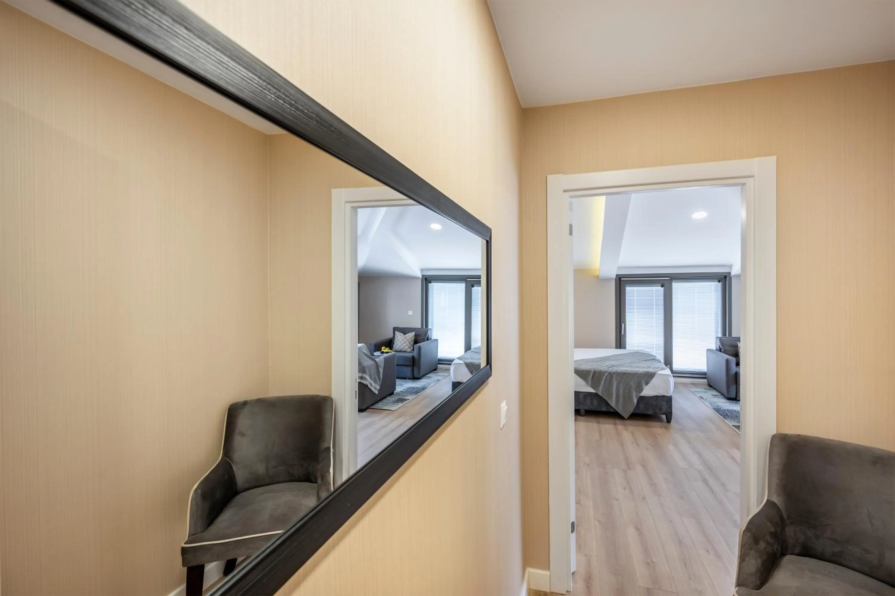 Living room in Çırağan Apart Bosphorus