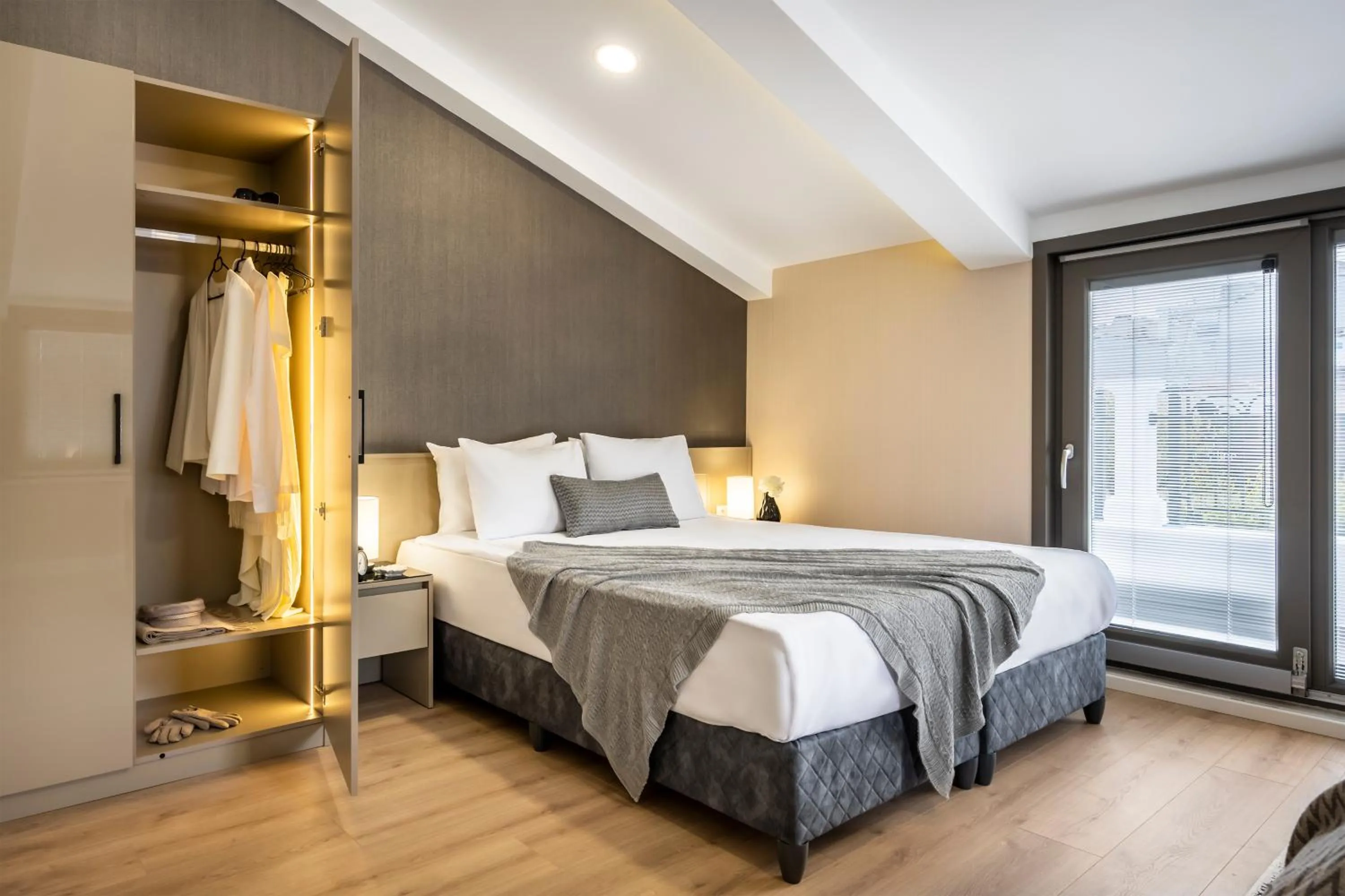 Bed in Çırağan Apart Bosphorus