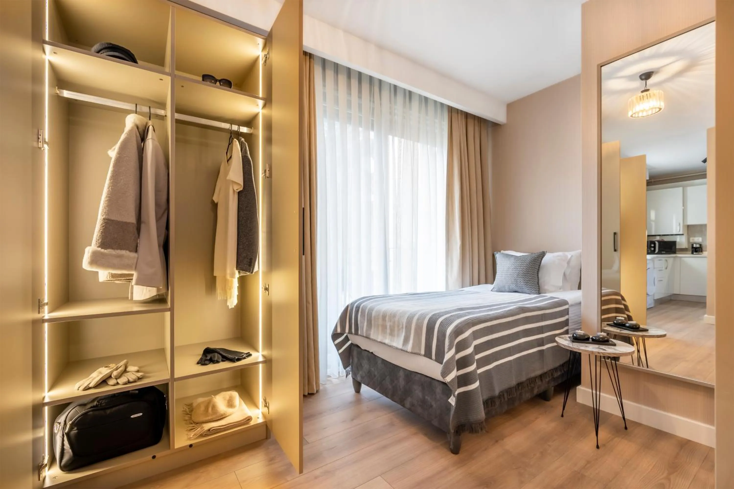 Bedroom, Bed in Çırağan Apart Bosphorus