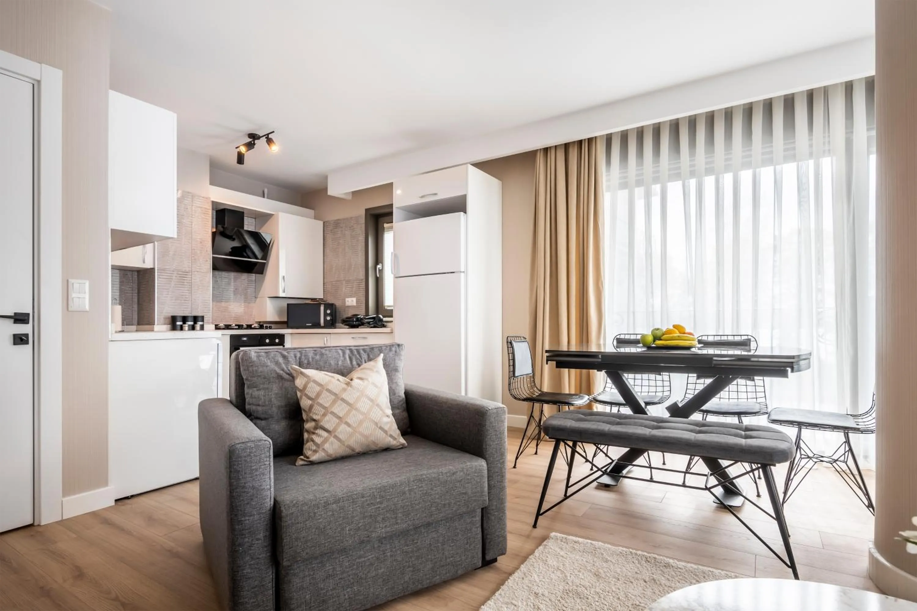 Kitchen or kitchenette in Çırağan Apart Bosphorus