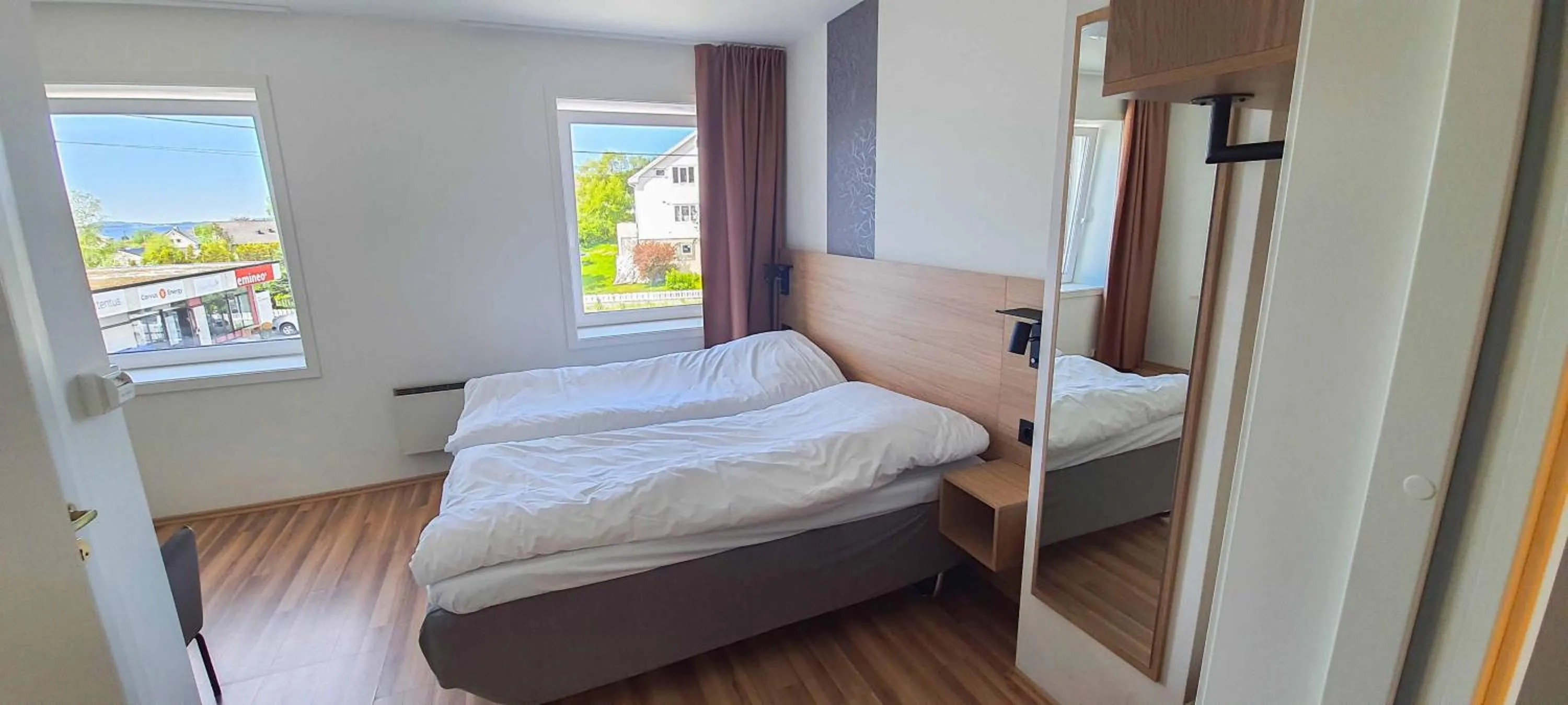 Bed in Systra Hotel Søvik