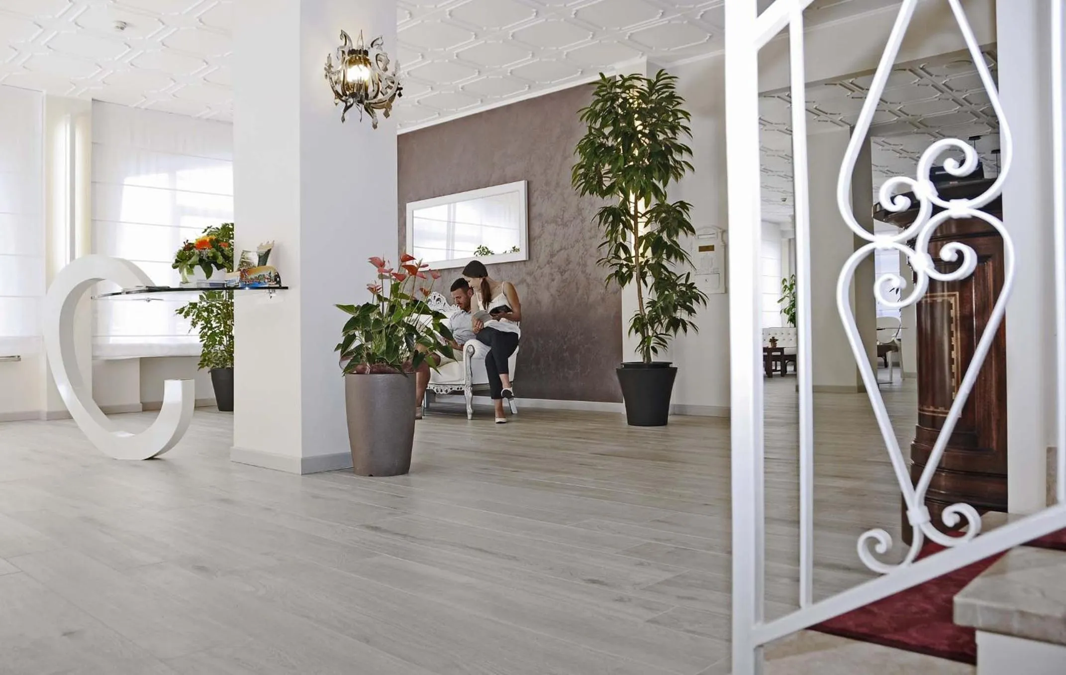 Lobby or reception in Olimpia Hotel & Aparthotel