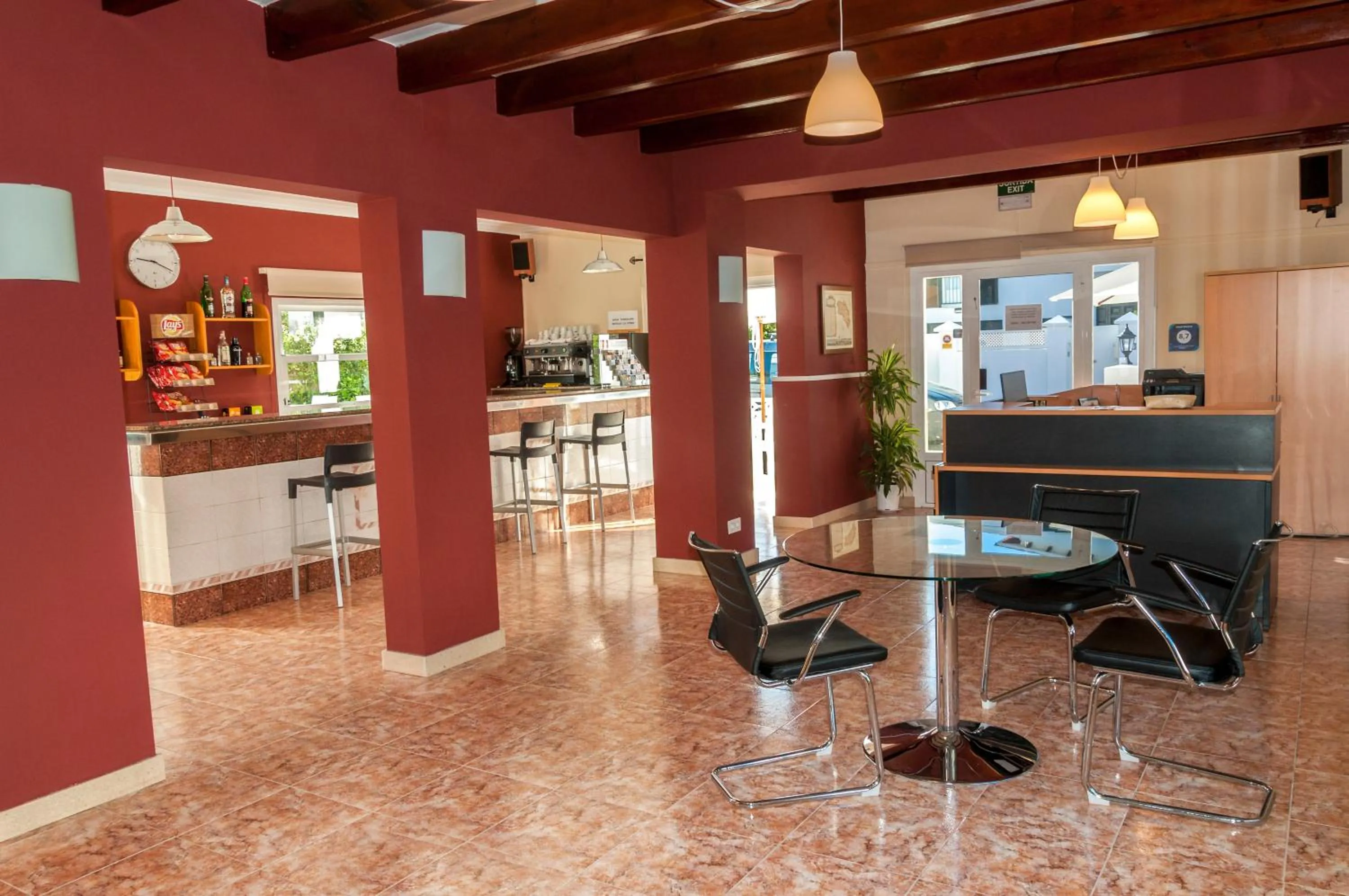 Lobby or reception in Hotel Madrid